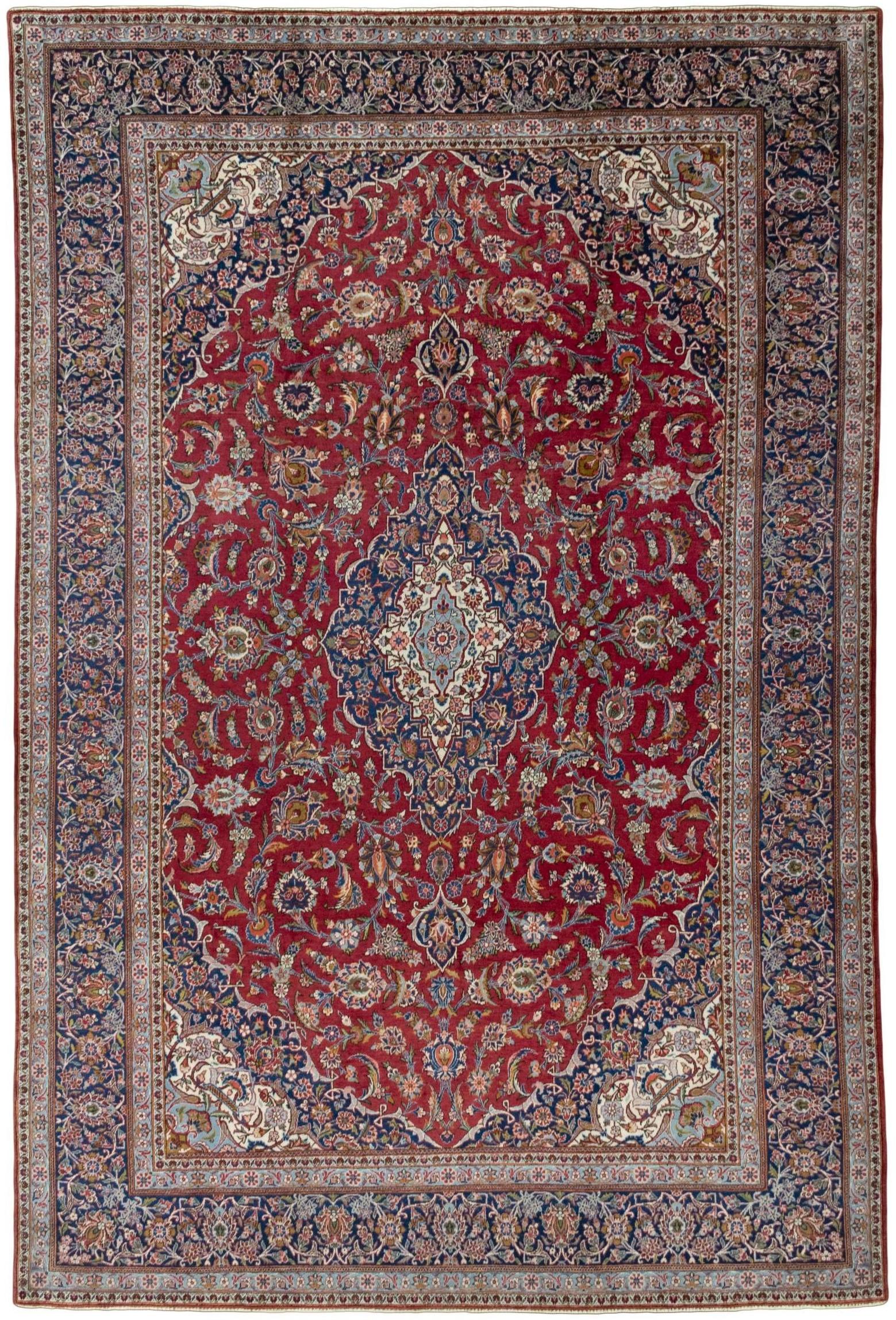 Orientteppiche Lila - Kashan 243 x 366 cm