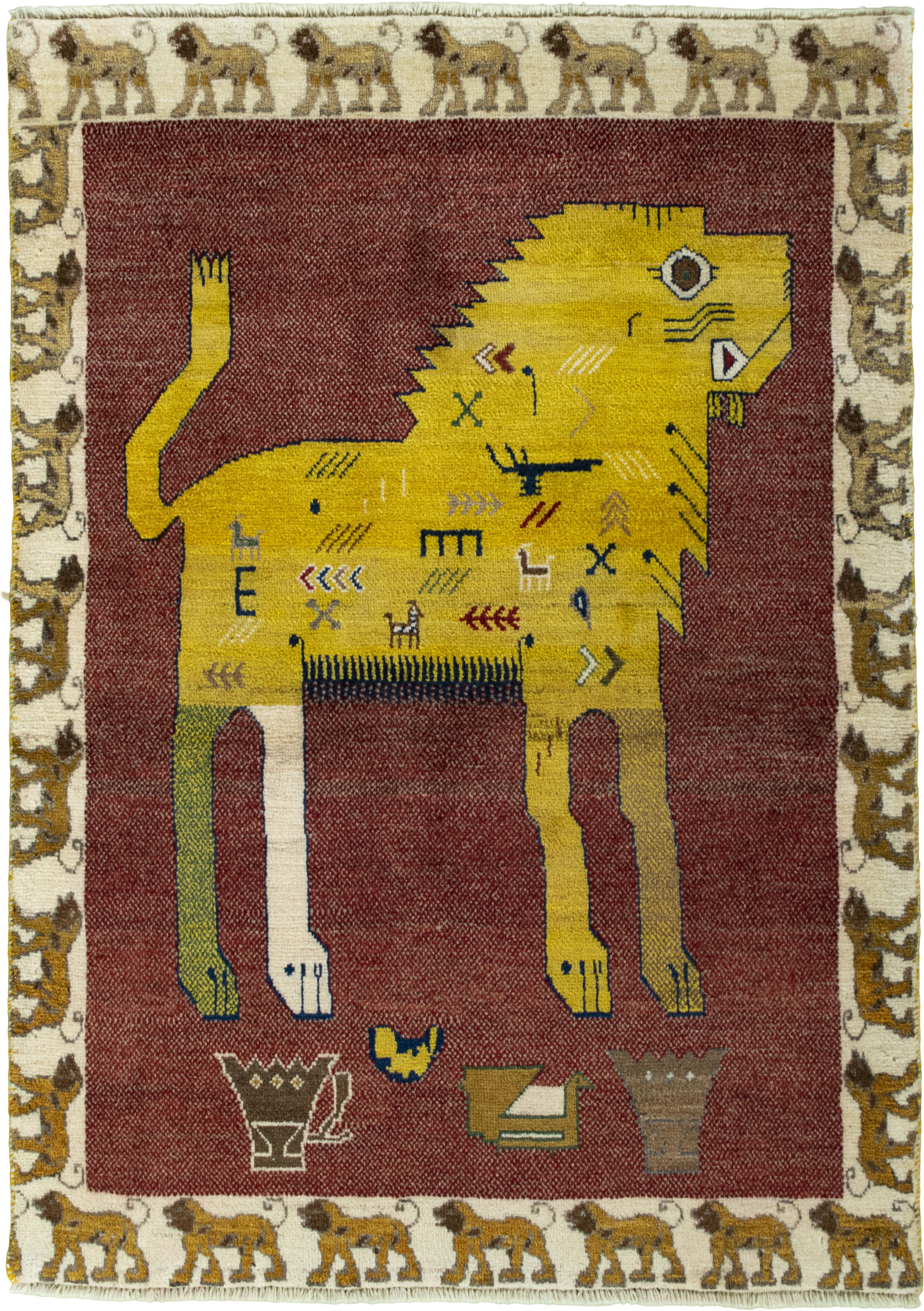 Gabbeh Mattor - Gabbeh 109 x 152 cm