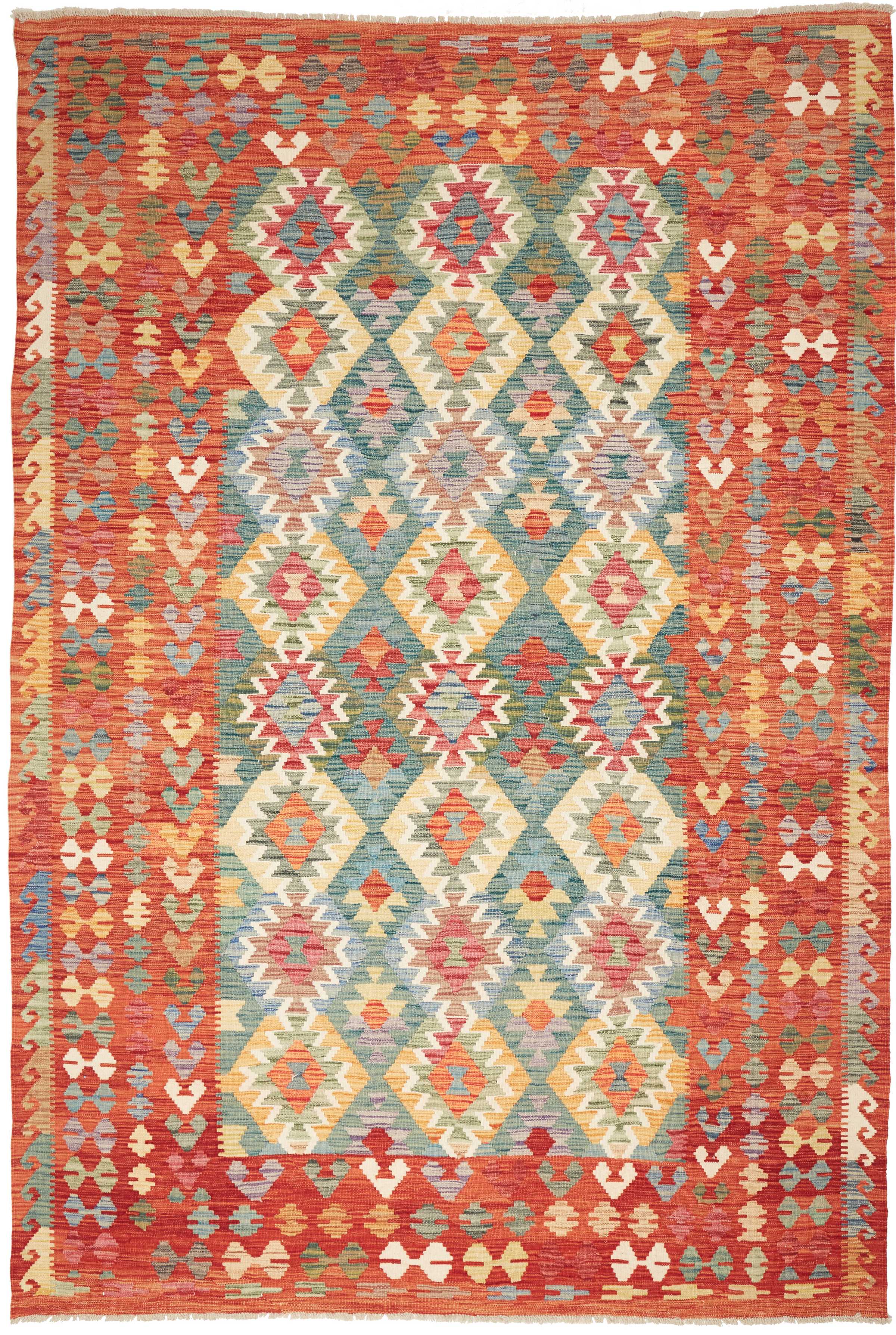 Kelim Teppiche 200x300 - Kelim 204 x 299 cm