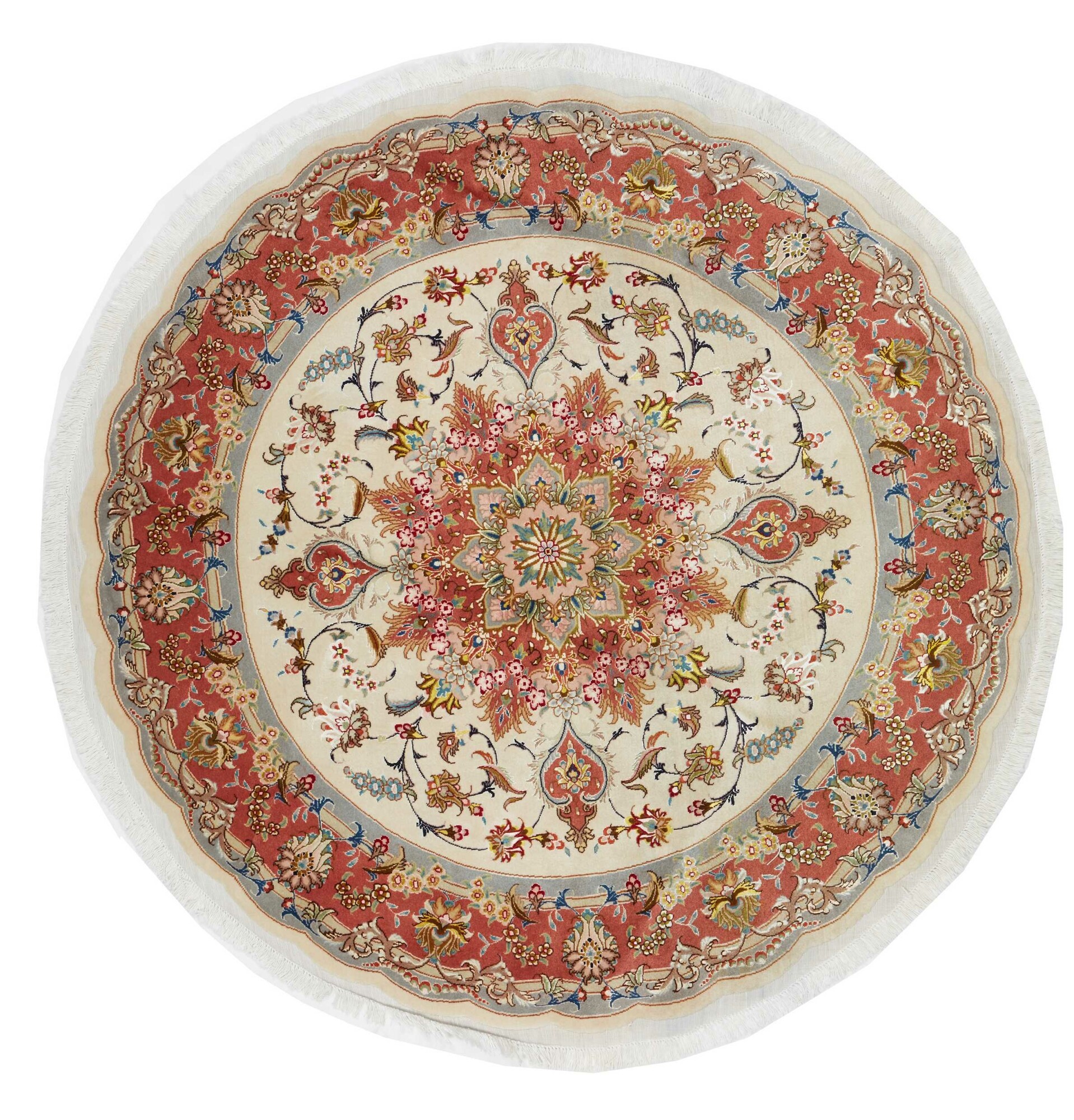 Teppich 160x160 - Täbriz 50 Raj 156 x 154 cm
