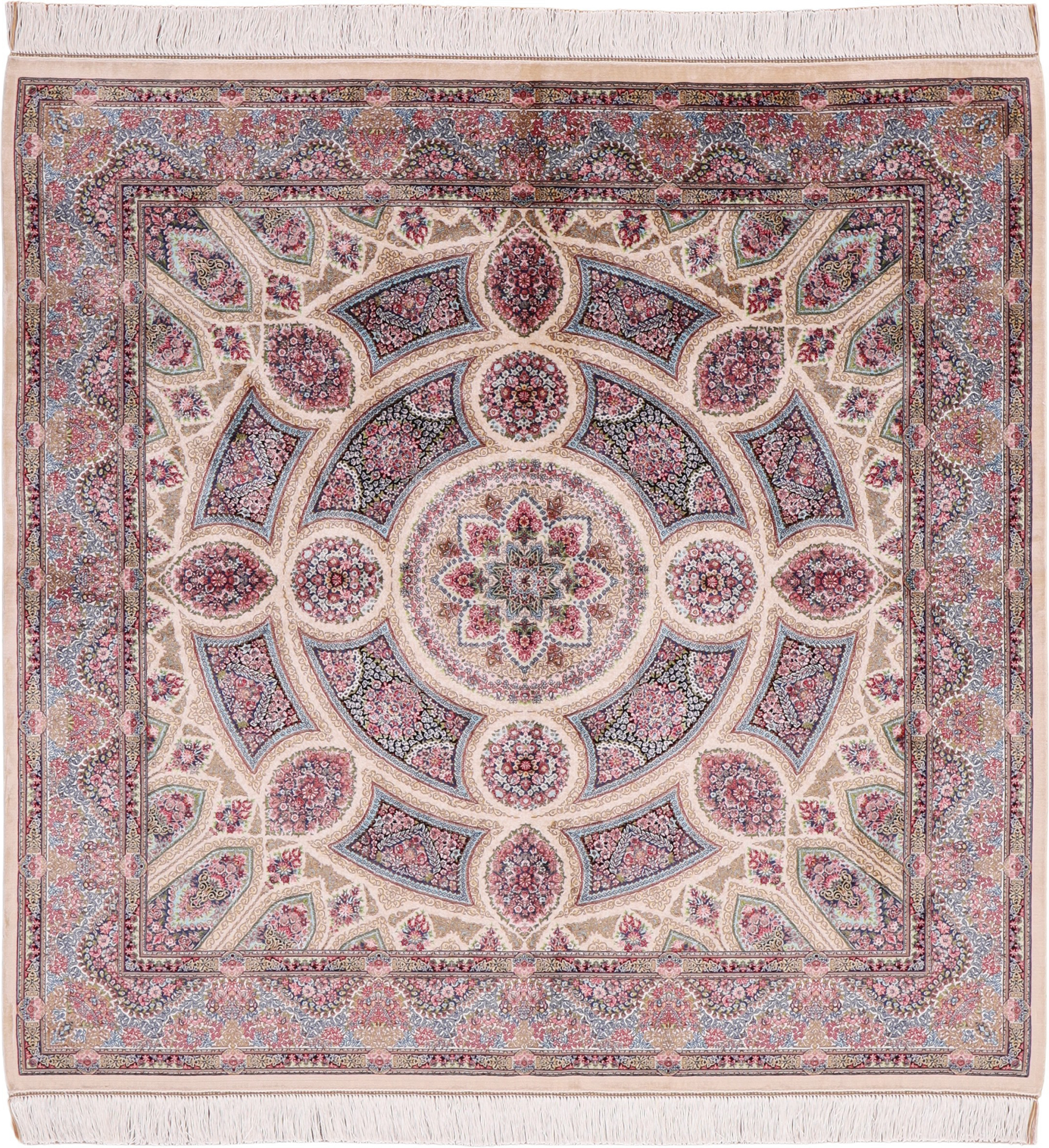 Teppich 140x140 - Ghom 150 x 150 cm