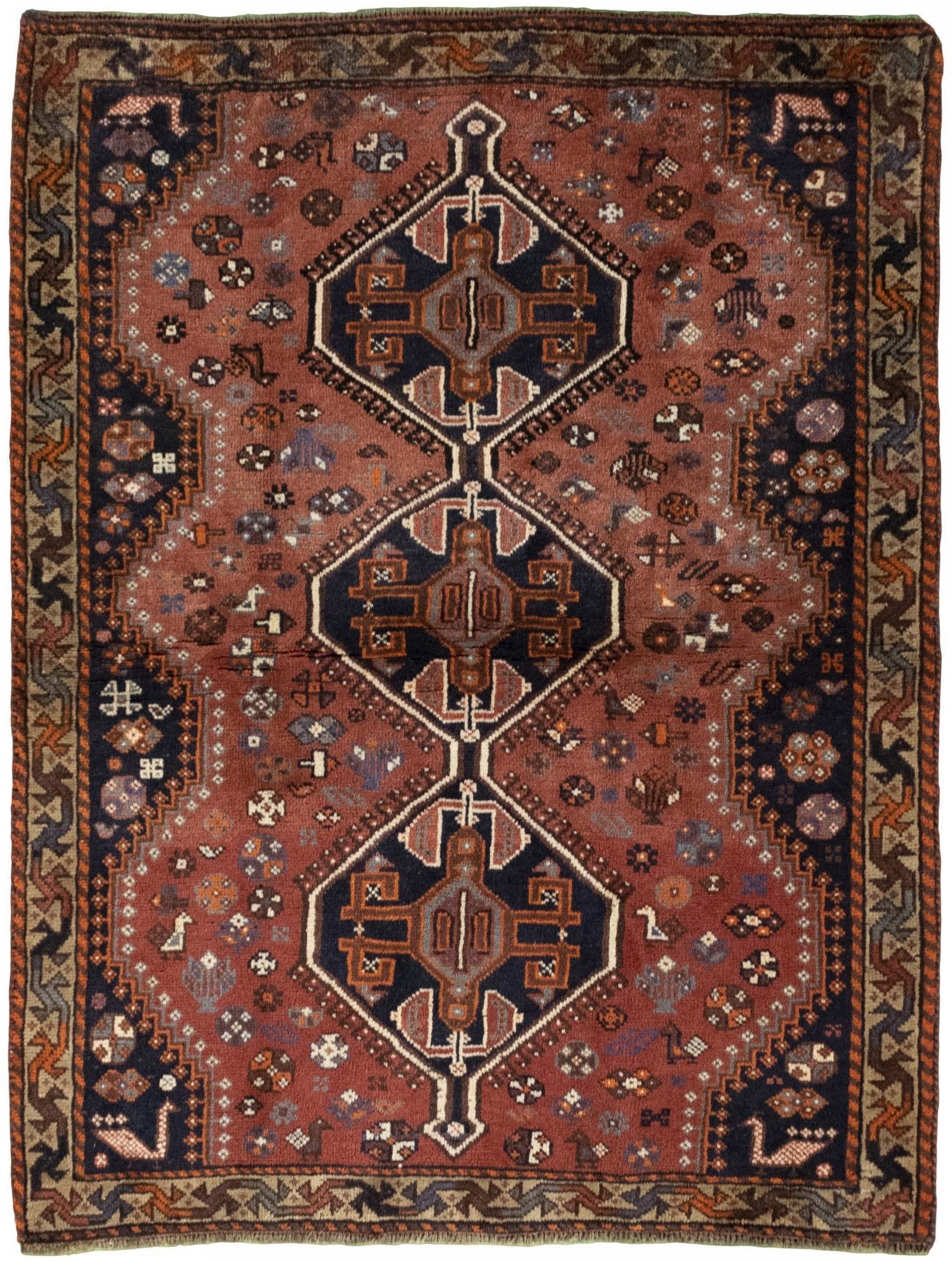 Teppich 120x160 - Shiraz 120 x 156 cm