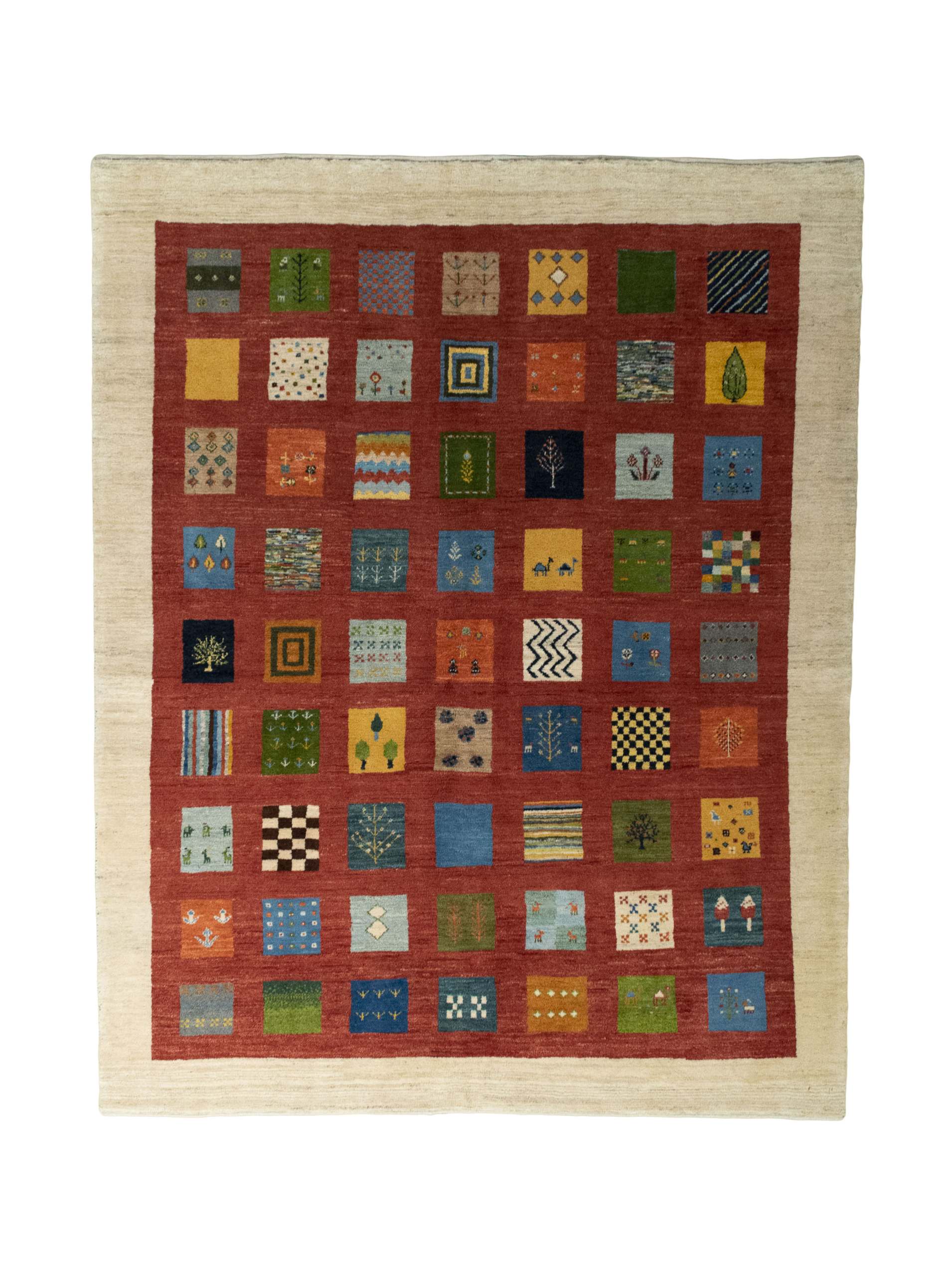 Teppich 200x270 - Gabbeh 207 x 261 cm