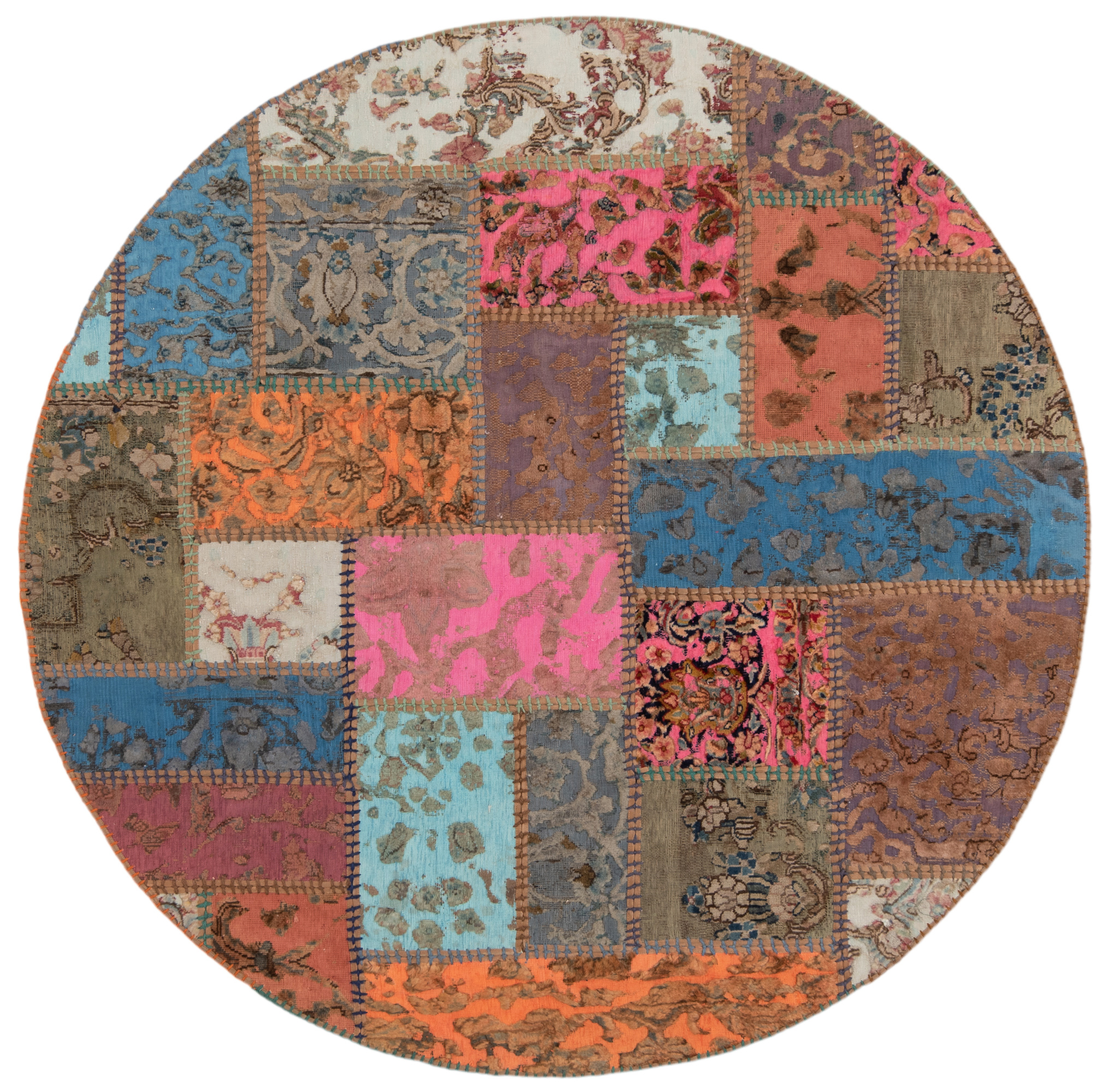 150x160 Rug - Patchwork 155 x 155 cm