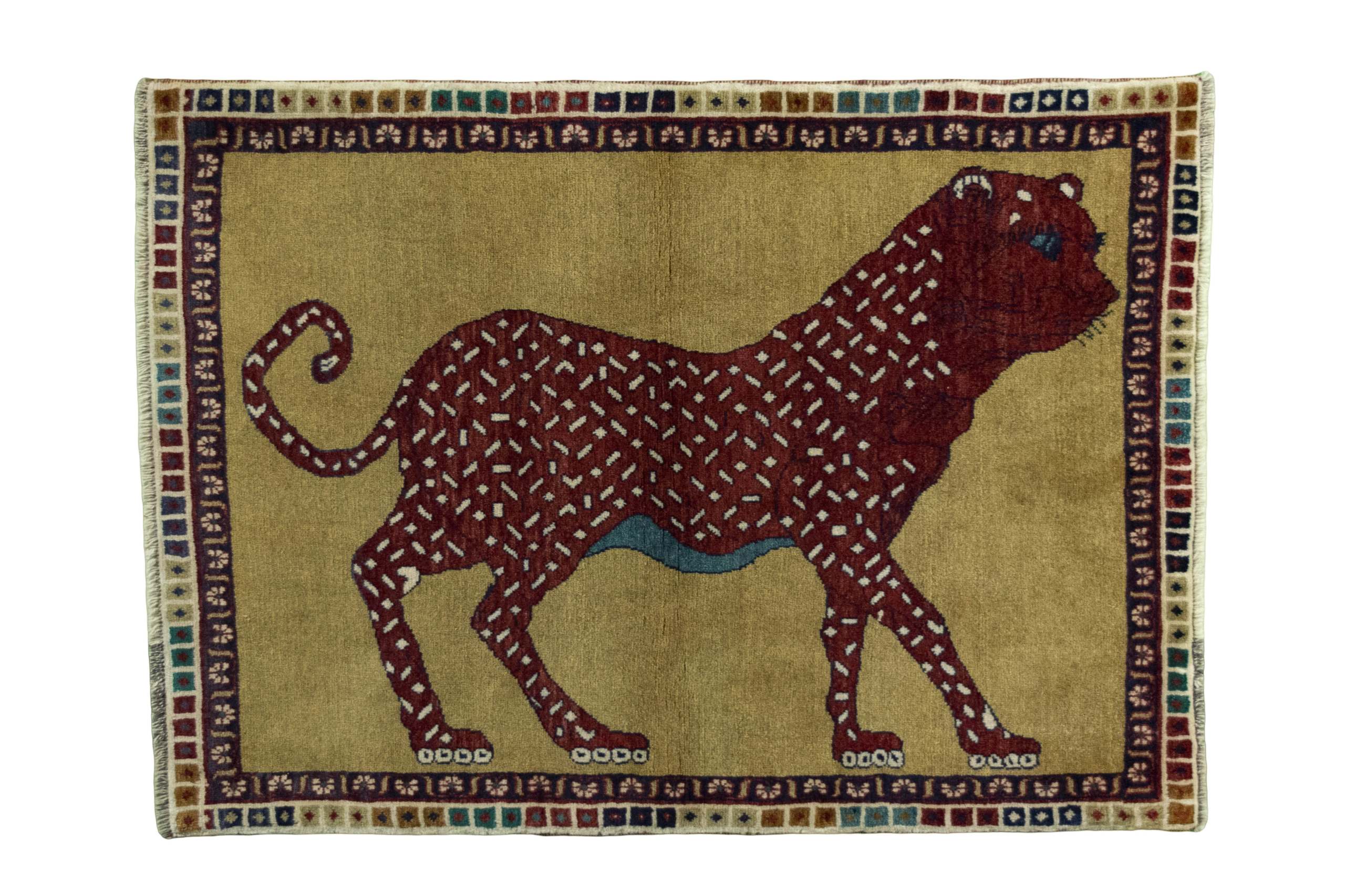 Teppich 120x150 - Gabbeh nature 111 x 154 cm