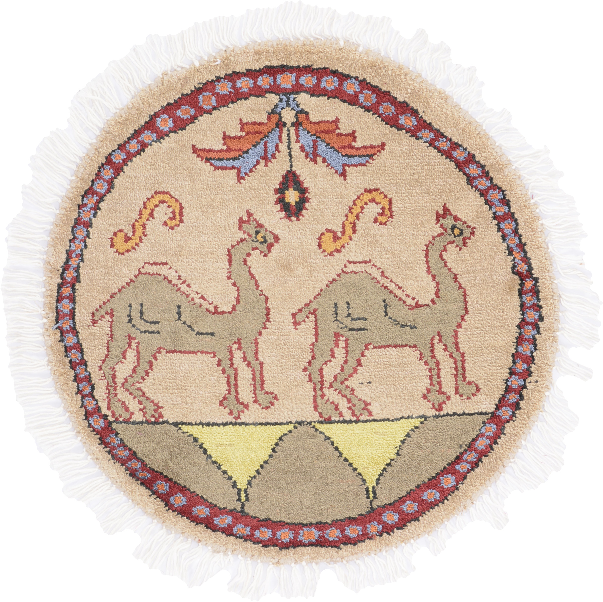 Orientalske Tepper Små Runde - Agra 45 x 45 cm