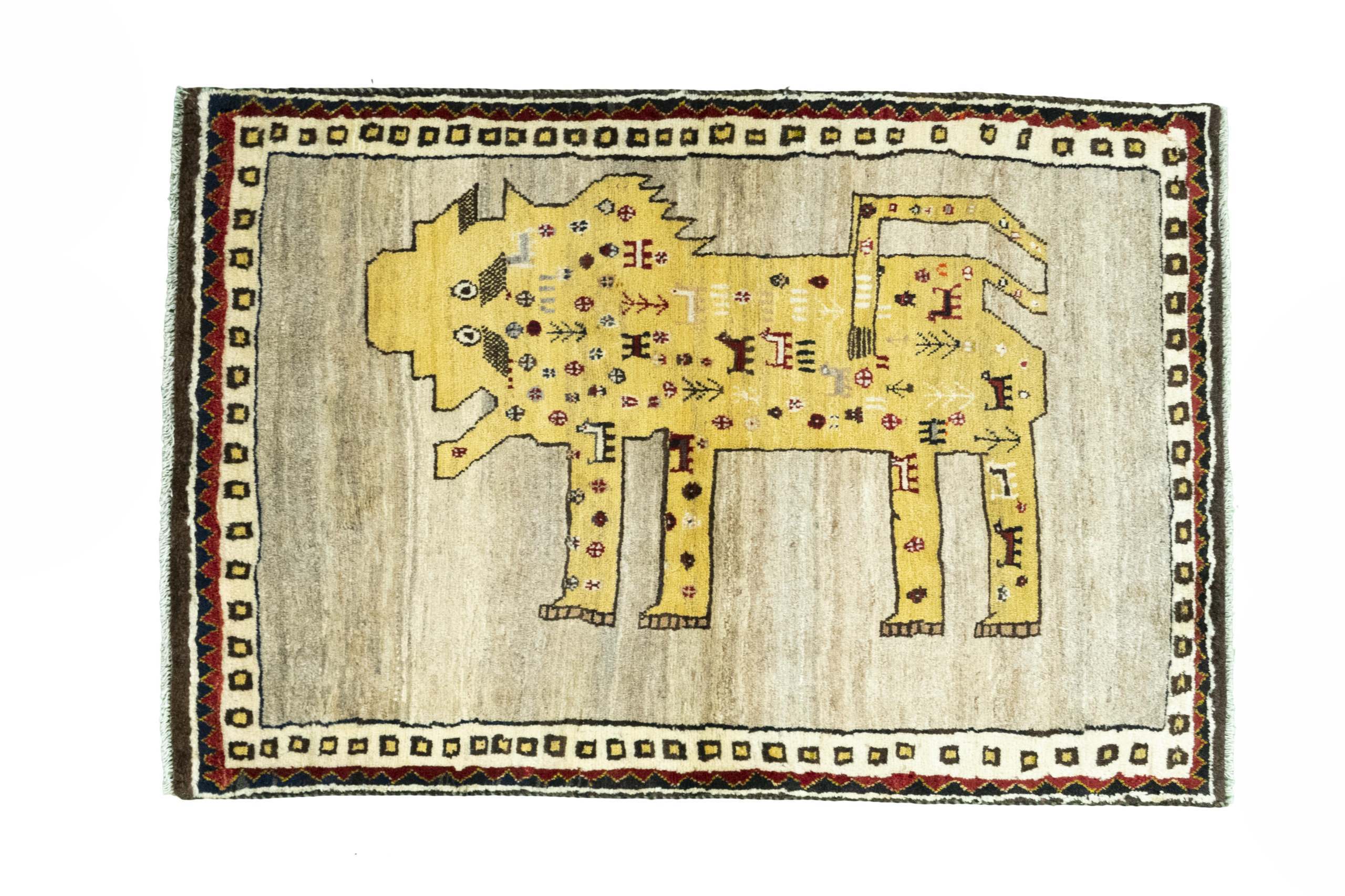 Wool rugs - Gabbeh 100 x 150 cm