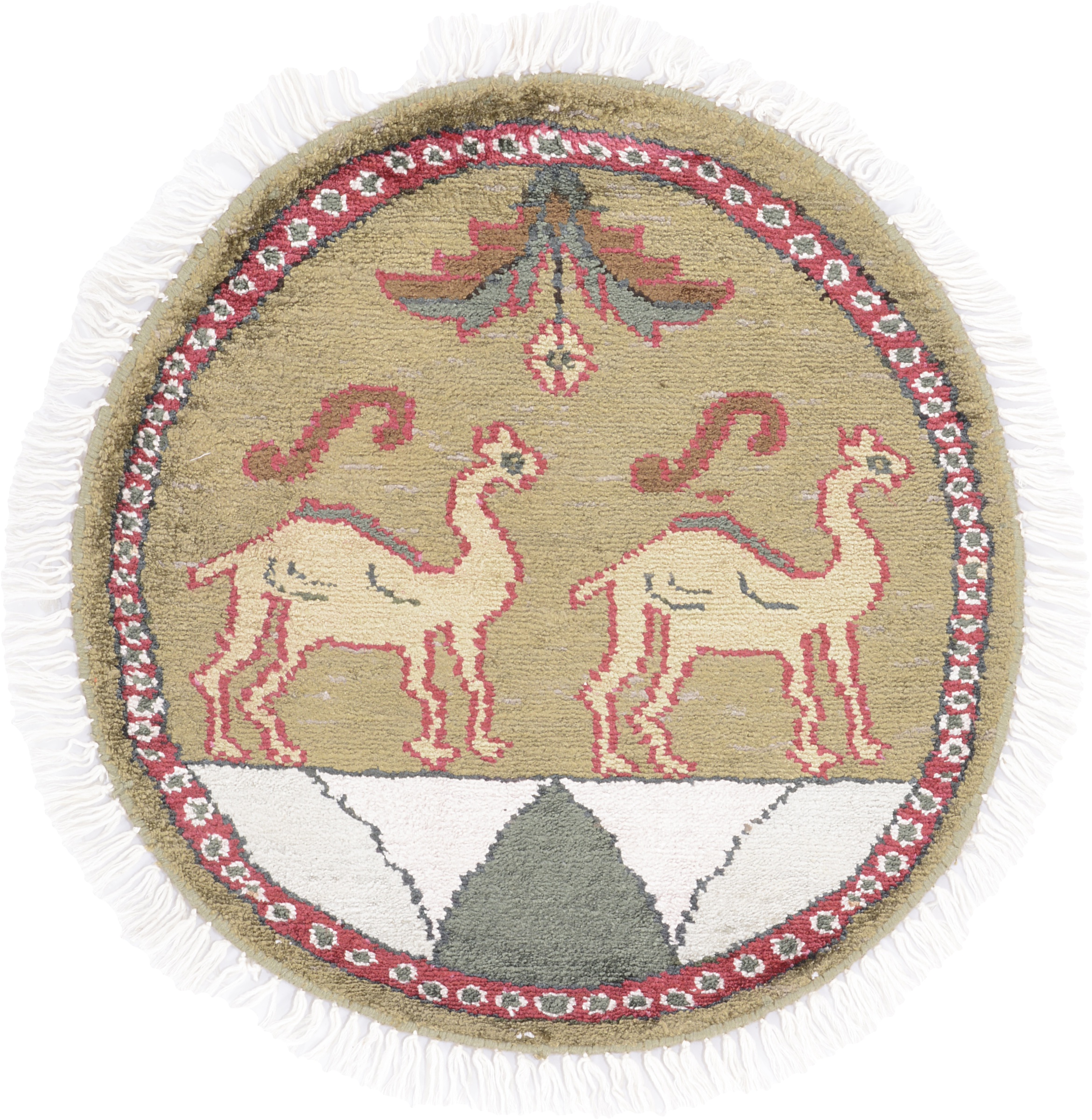 Orientalske Tepper Små Runde - Agra 44 x 45 cm