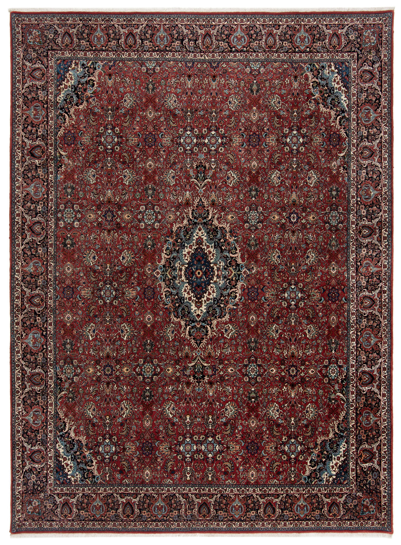 Bidjar 300x400 - Bidjar mit Seide 305 x 425 cm
