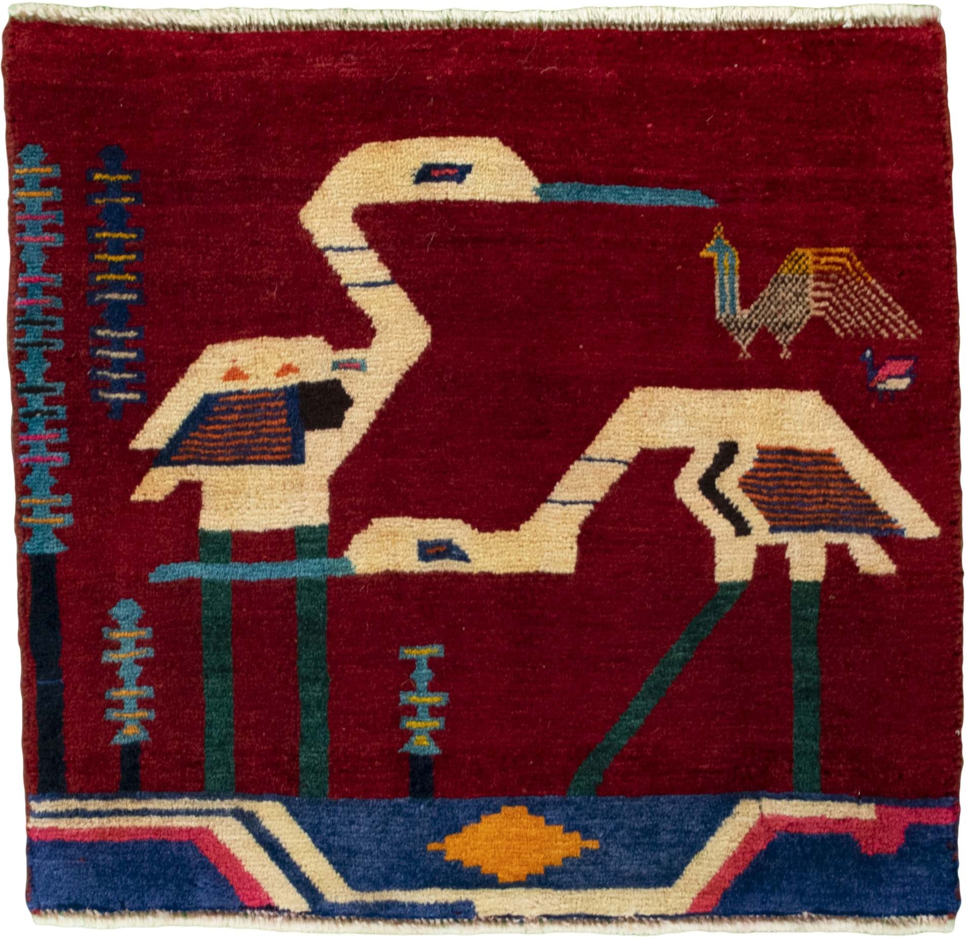 Orientteppiche Lila - Shiraz 57 x 53 cm