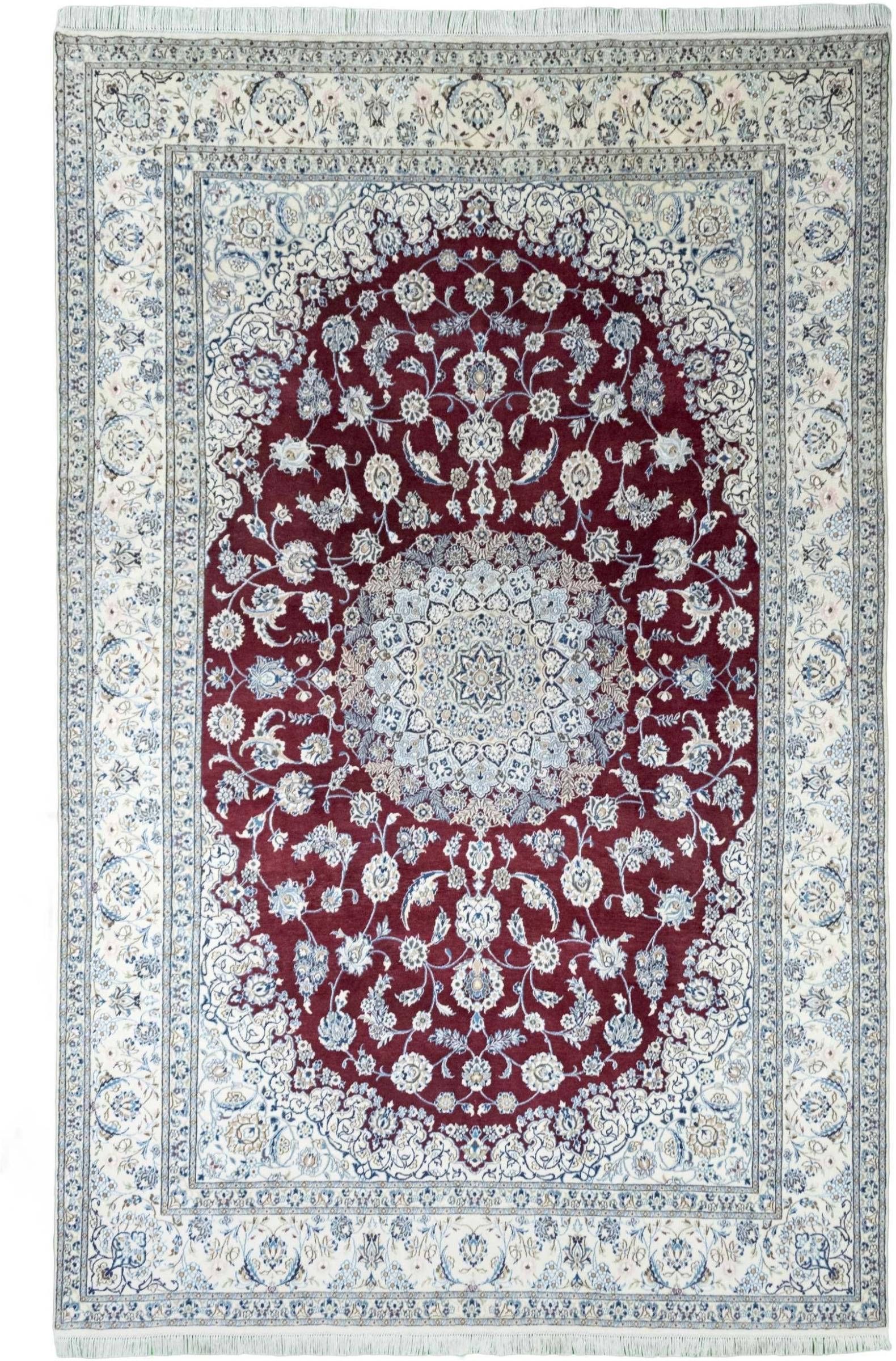 Purple Oriental Rugs - Nain 243 x 379 cm