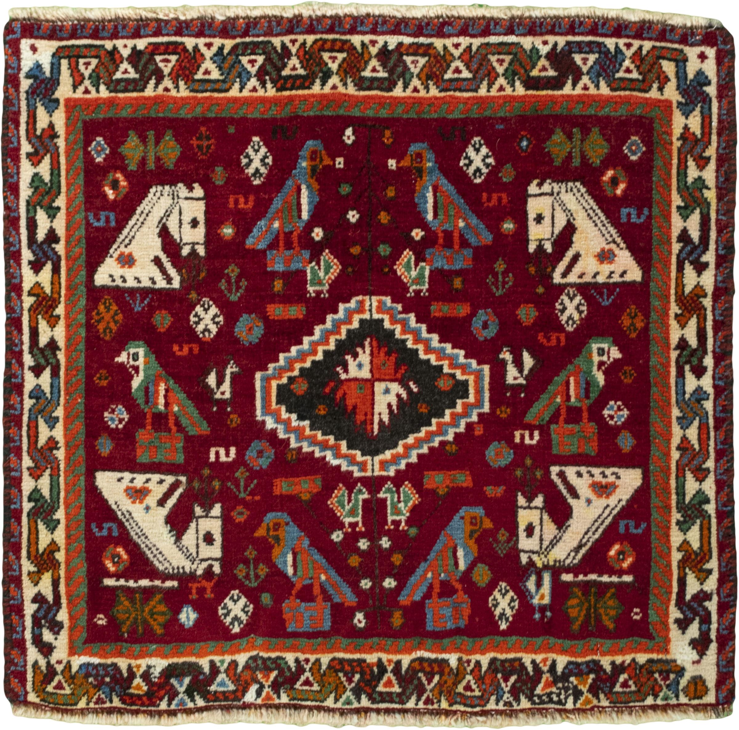 Nomádské Koberce - Shiraz 62 x 58 cm