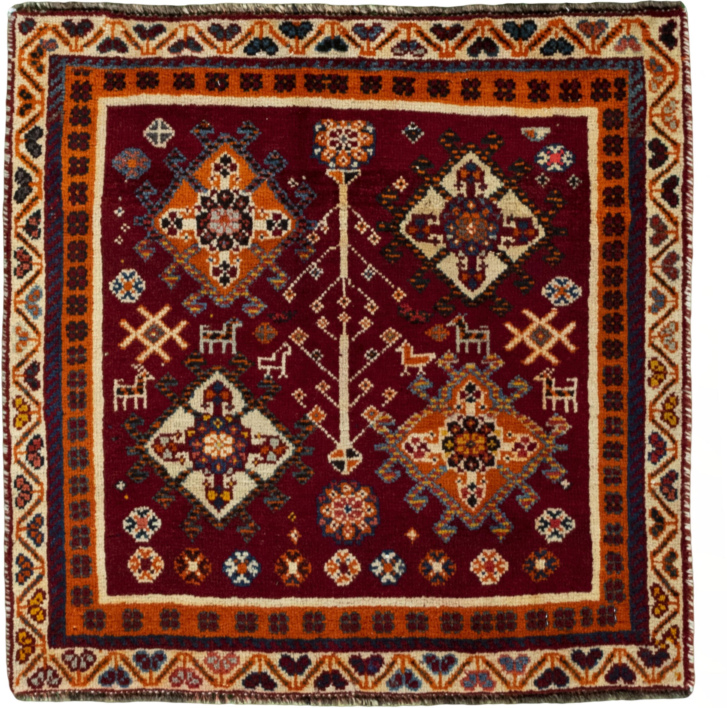 Τετράγωνα χαλιά - Shiraz 63 x 62 cm
