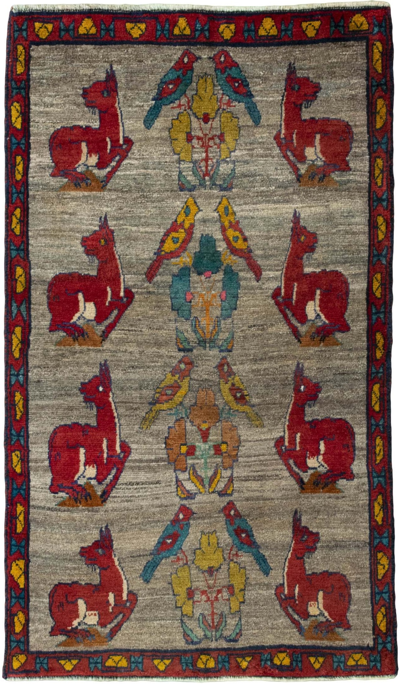 Purple Oriental Rugs - Gabbeh 88 x 149 cm