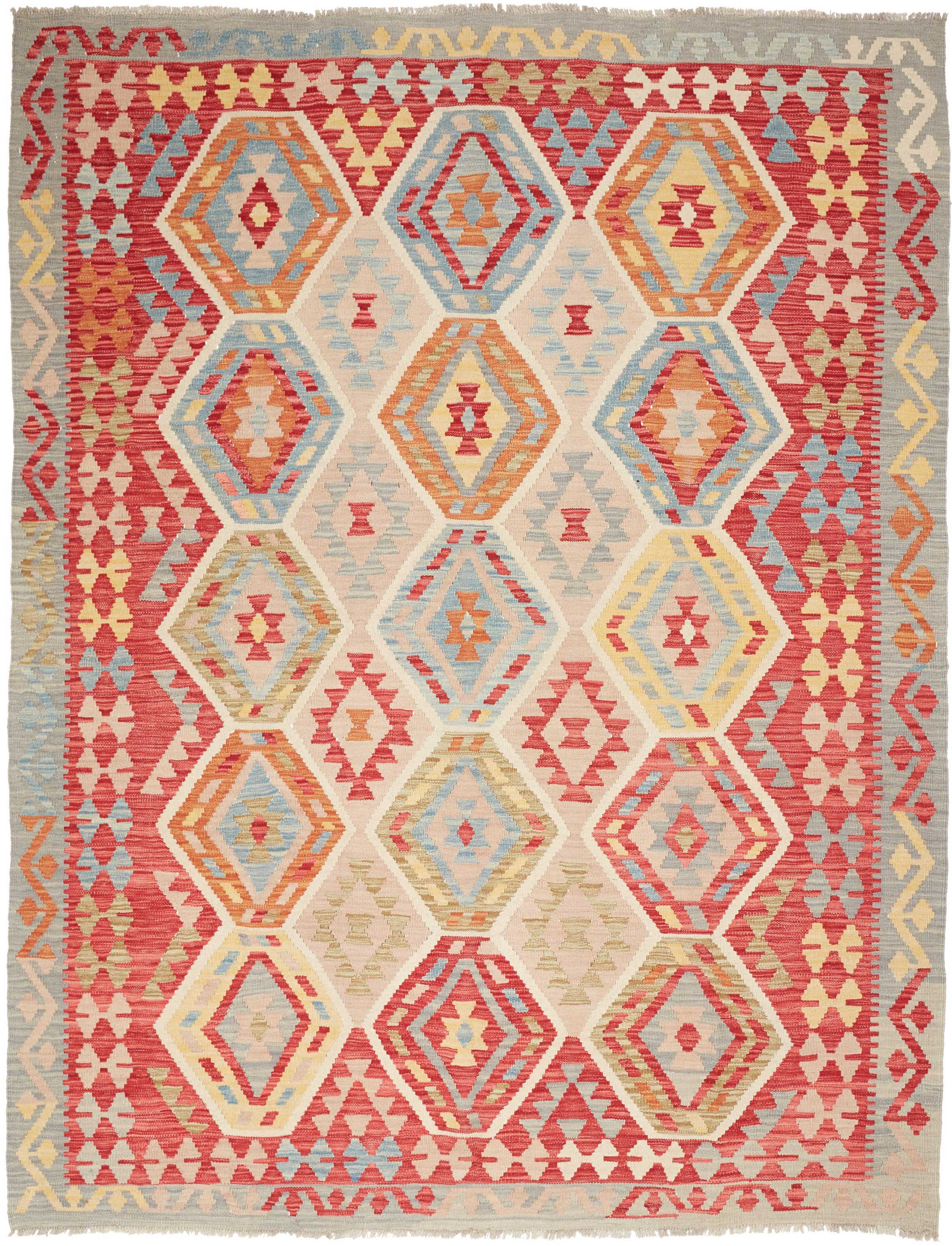 Teppich 190x230 - Kelim 189 x 238 cm
