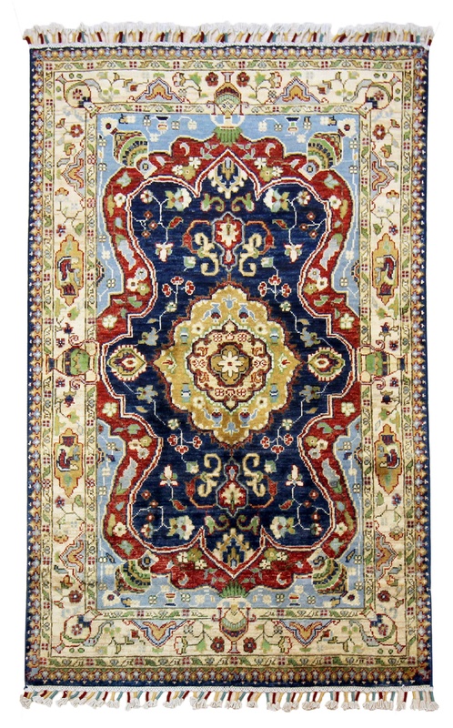Ziegler Teppiche Blau - Ziegler 99 x 154 cm