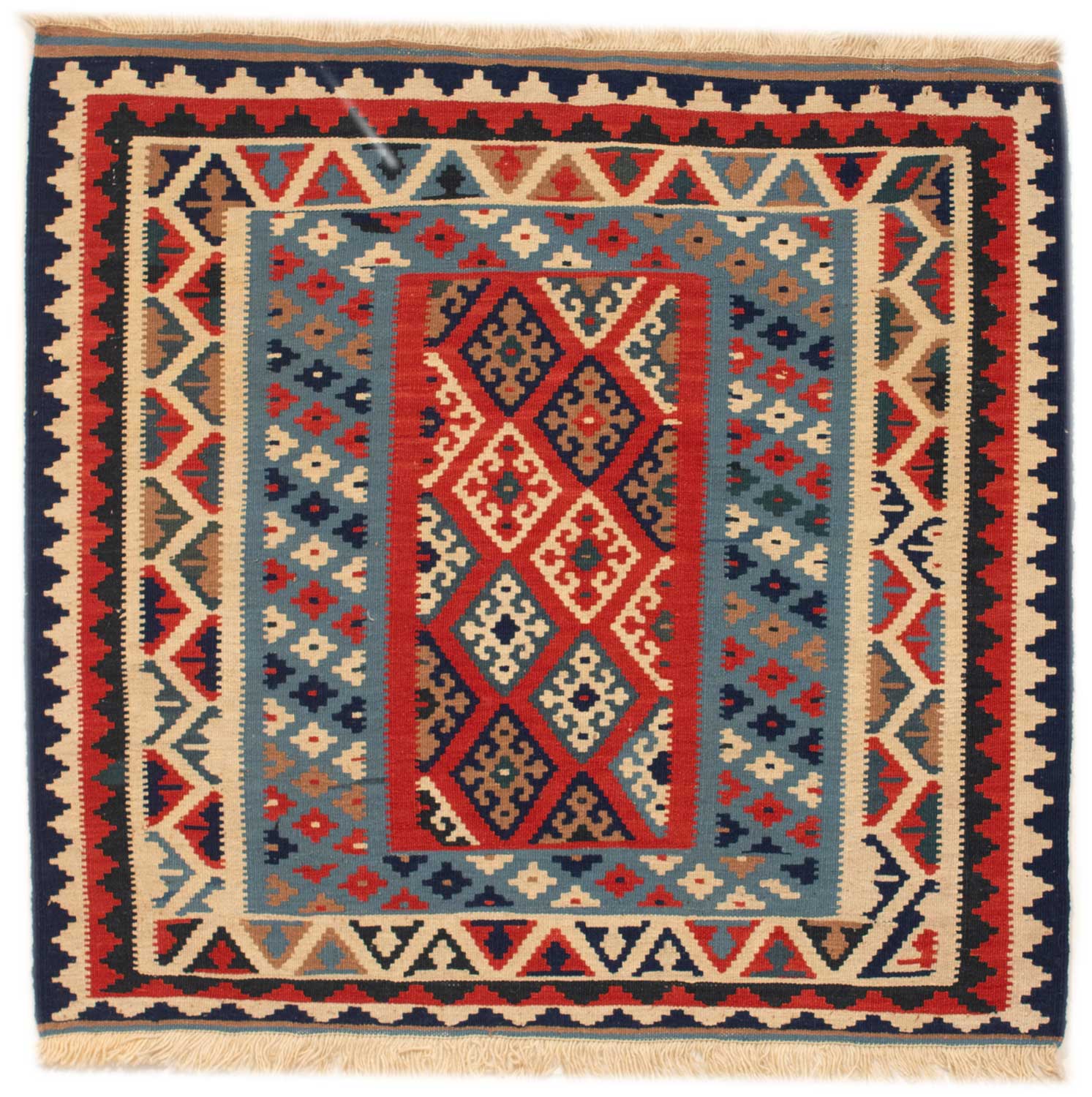 Kelim Teppiche Quadratisch - Kelim 100 x 104 cm