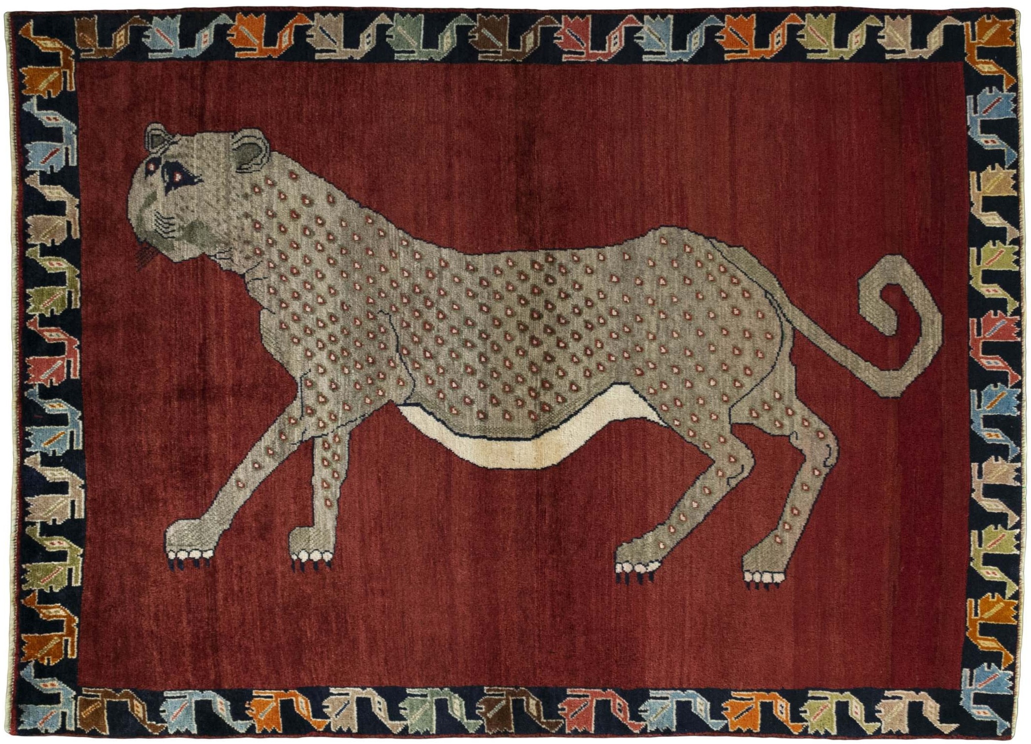 Teppiche 140x200 - Gabbeh nature 140 x 193 cm