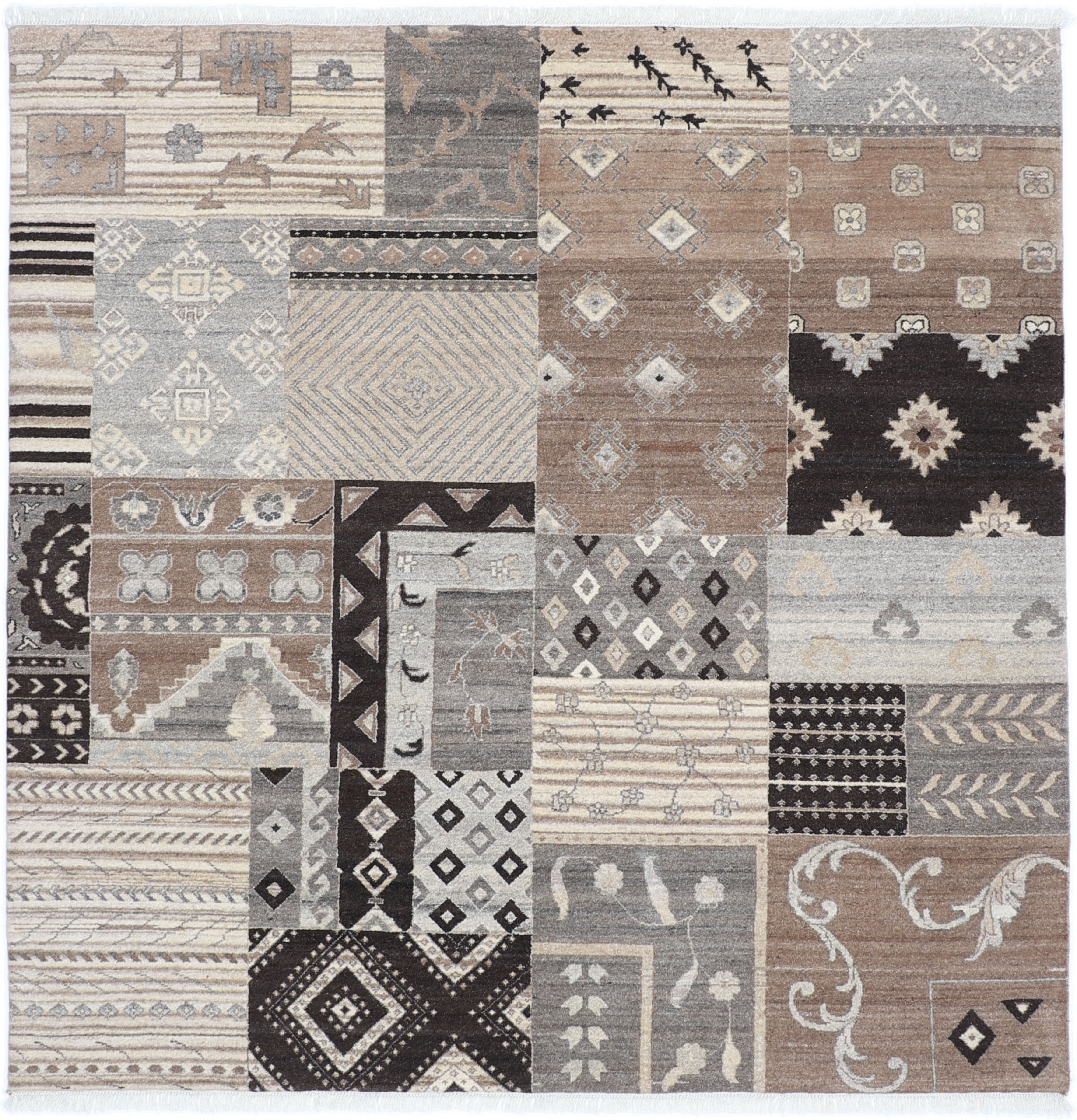 Patchwork Teppich 200 x 200