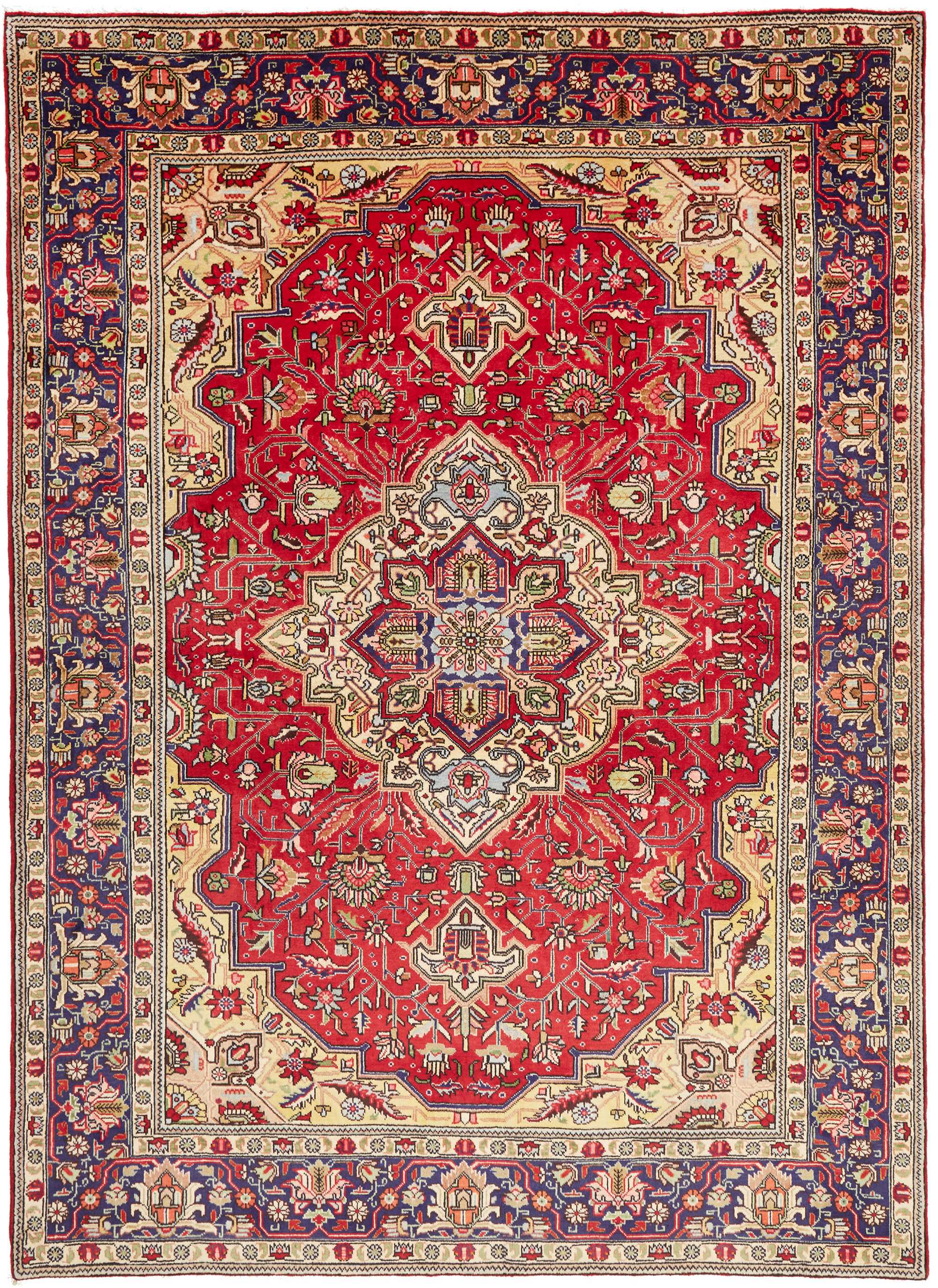 Orientteppiche Lila - Täbriz 205 x 284 cm