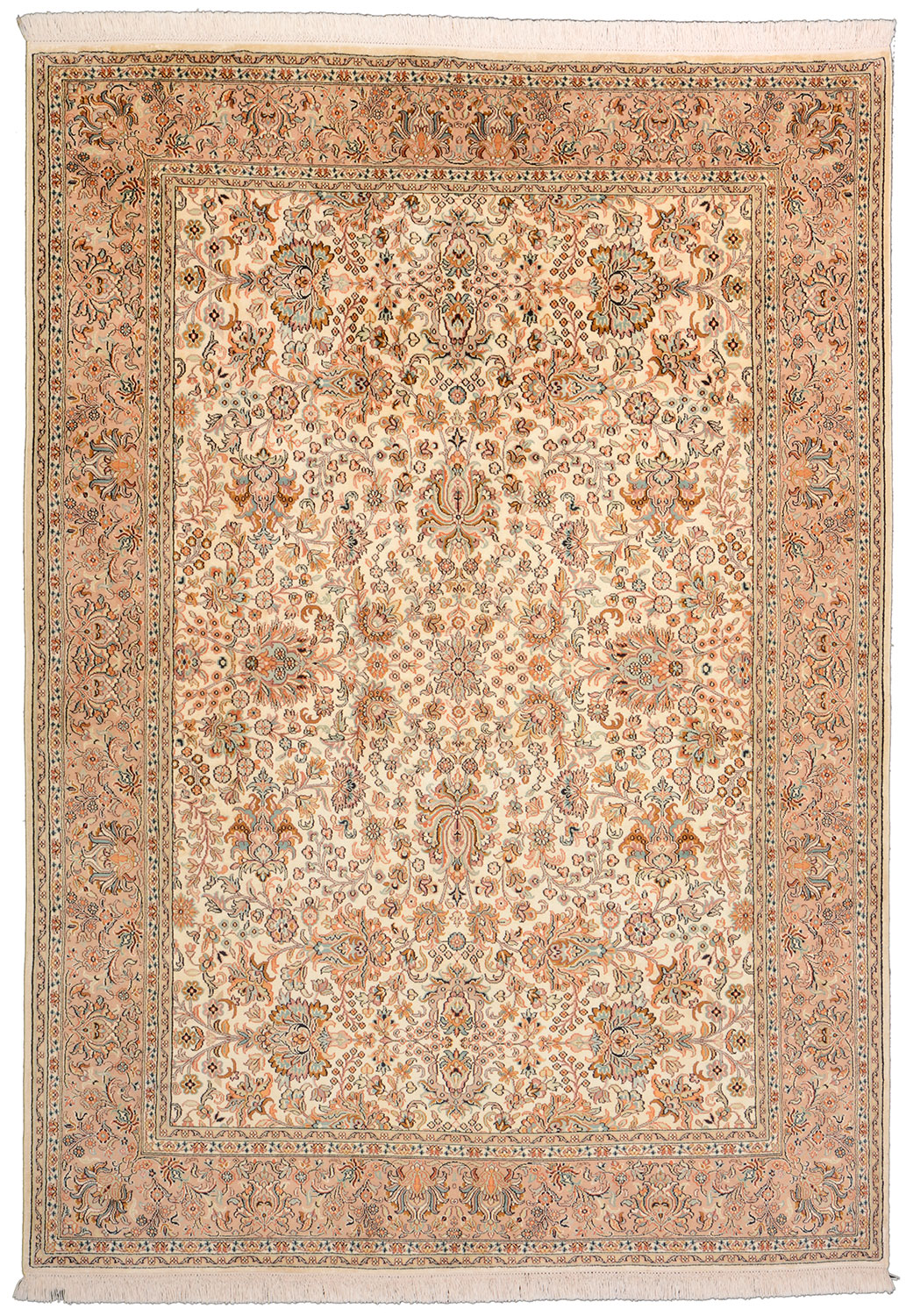 Seidenteppiche - Kashmirseide 153 x 215 cm