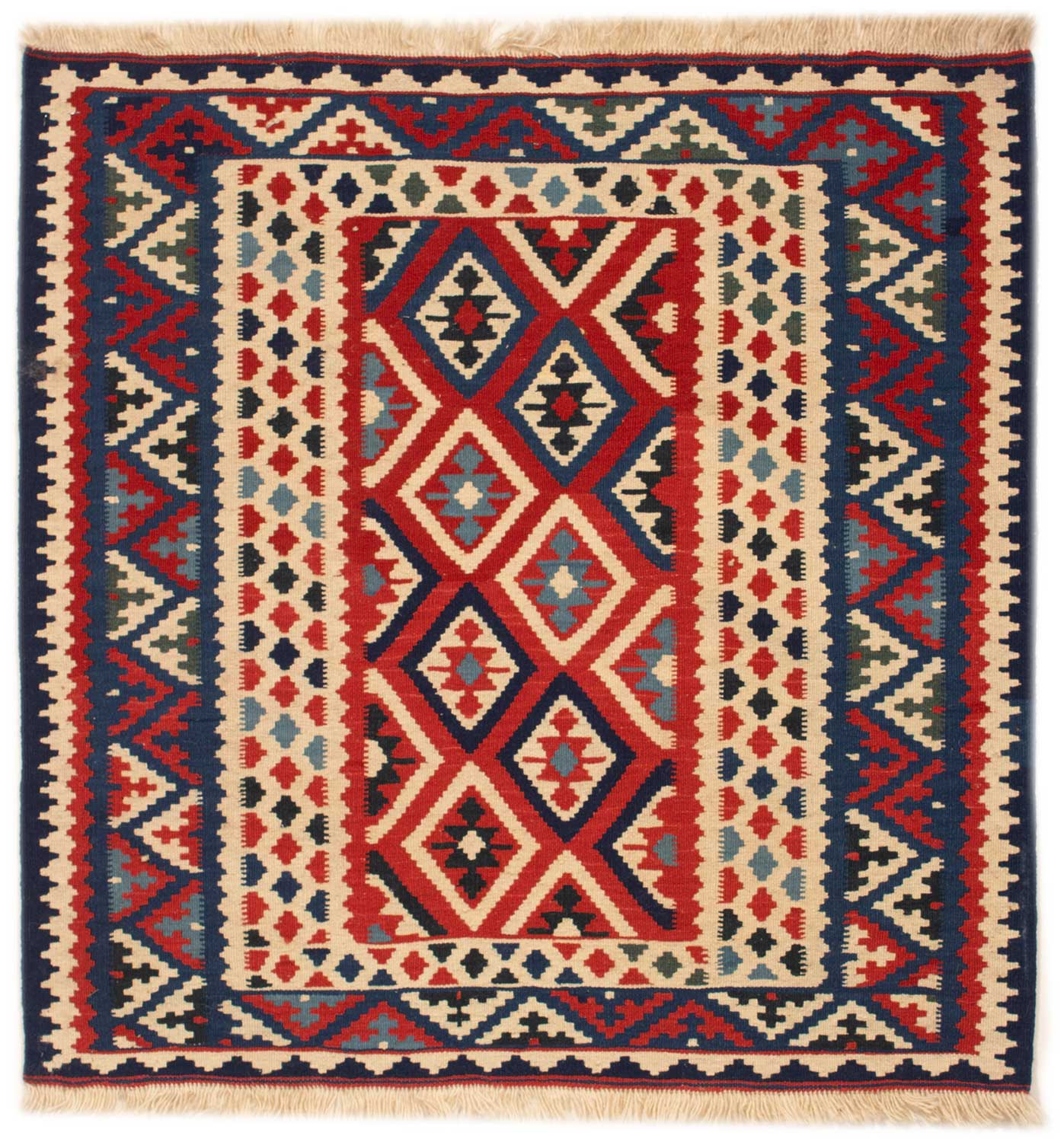 Kelim Tepper Kvadratiske - Kelim 103 x 104 cm