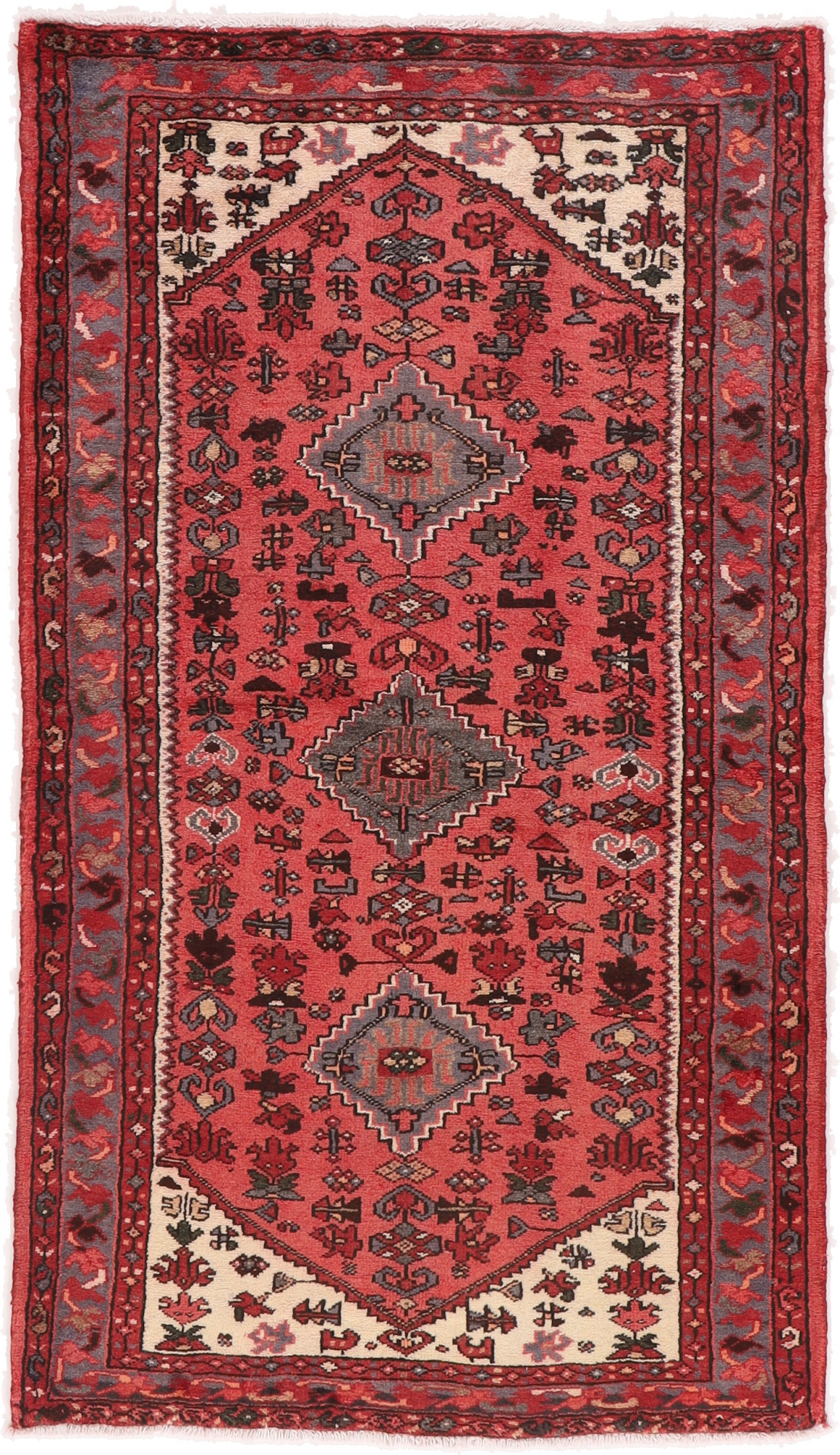 Teppich 90x180 - Hamadan 100 x 185 cm