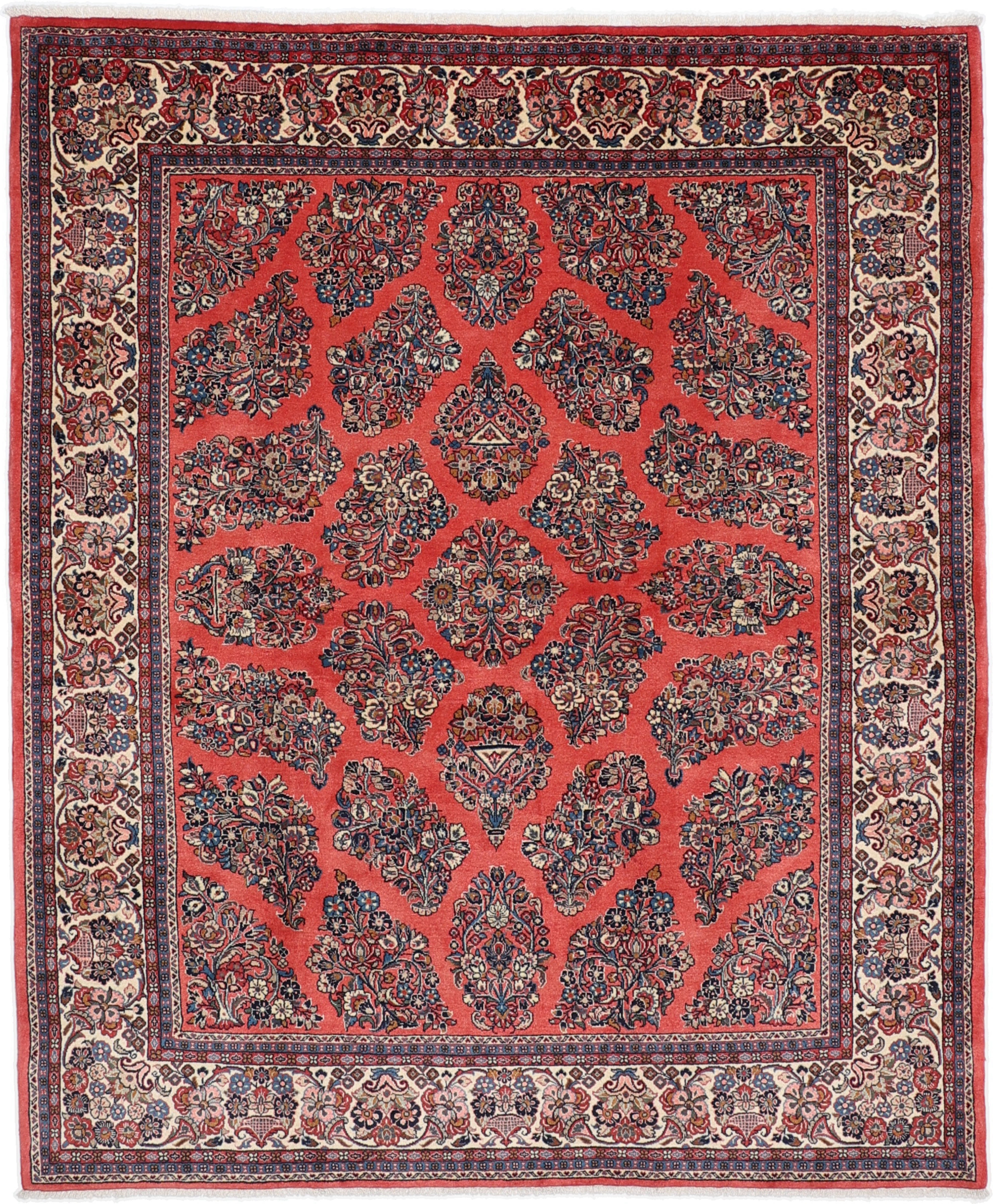 Sarough Tapijten - Sarouk 212 x 254 cm