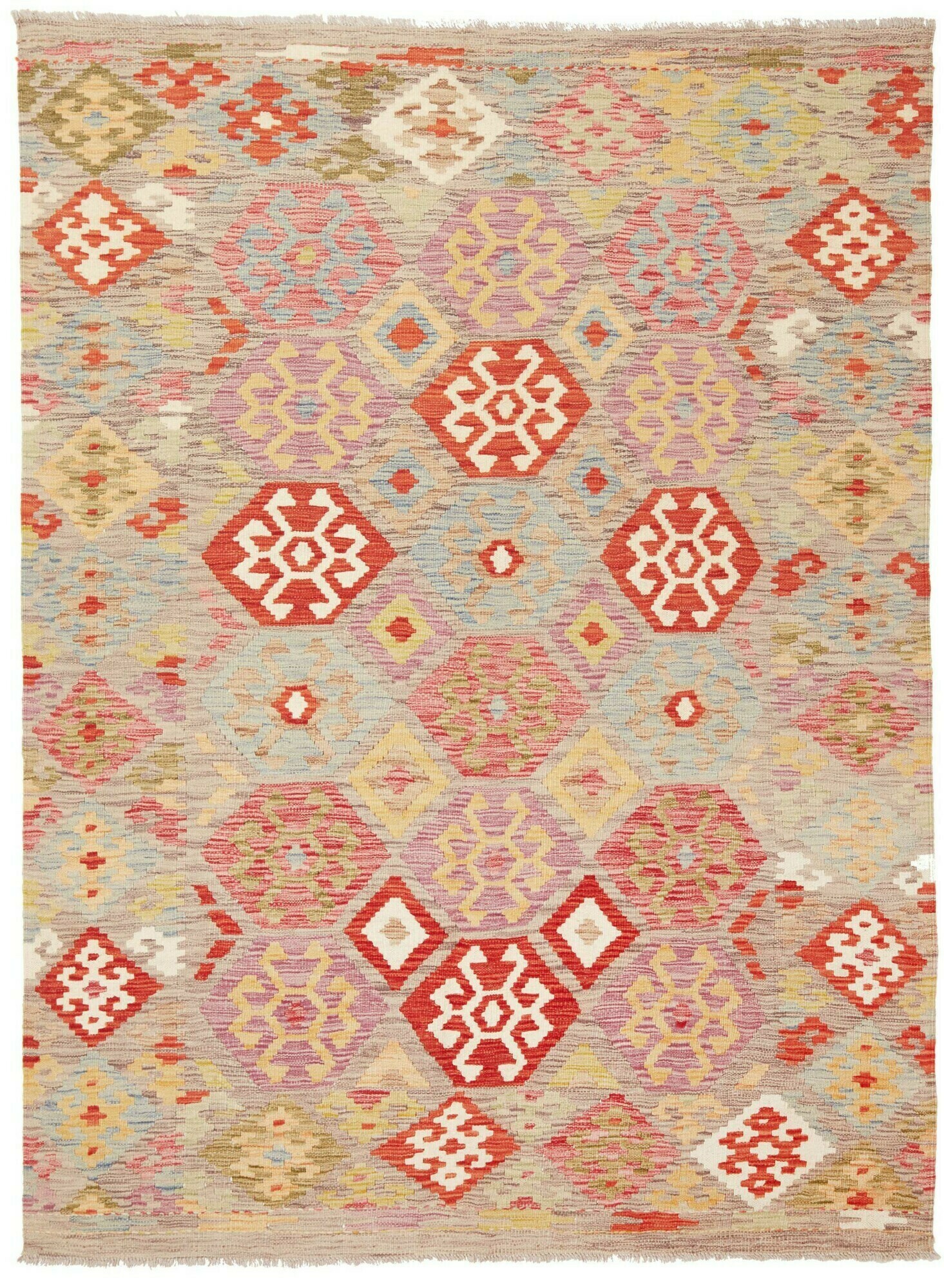 Tæpper 140x200 - Kelim 148 x 199 cm