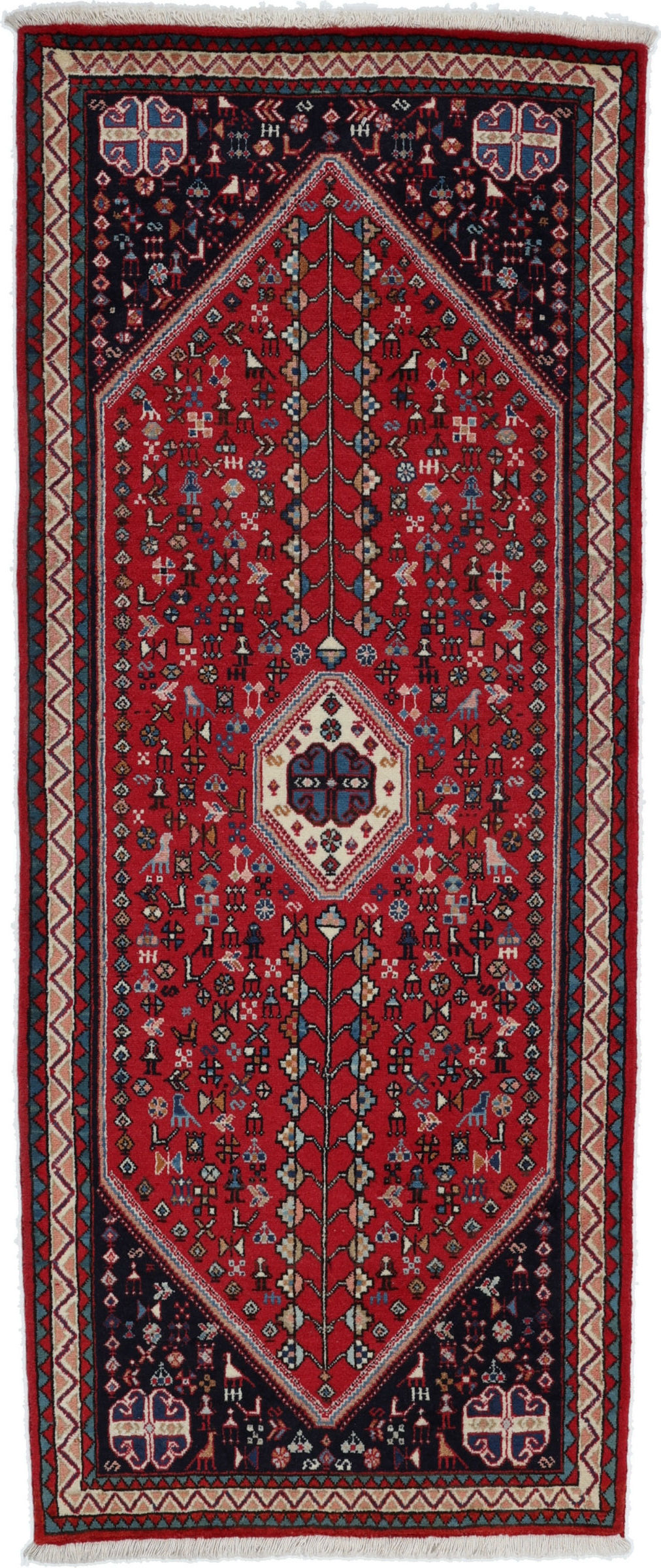 Teppich Läufer Blau - Abadeh 78 x 200 cm