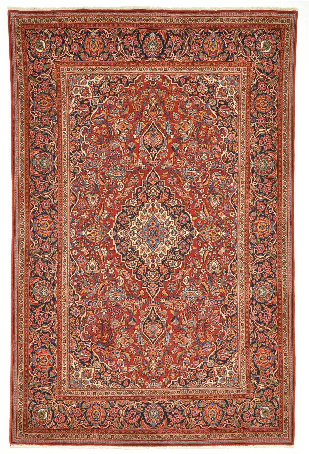 Starožitné Koberce - Kashan 135 x 206 cm
