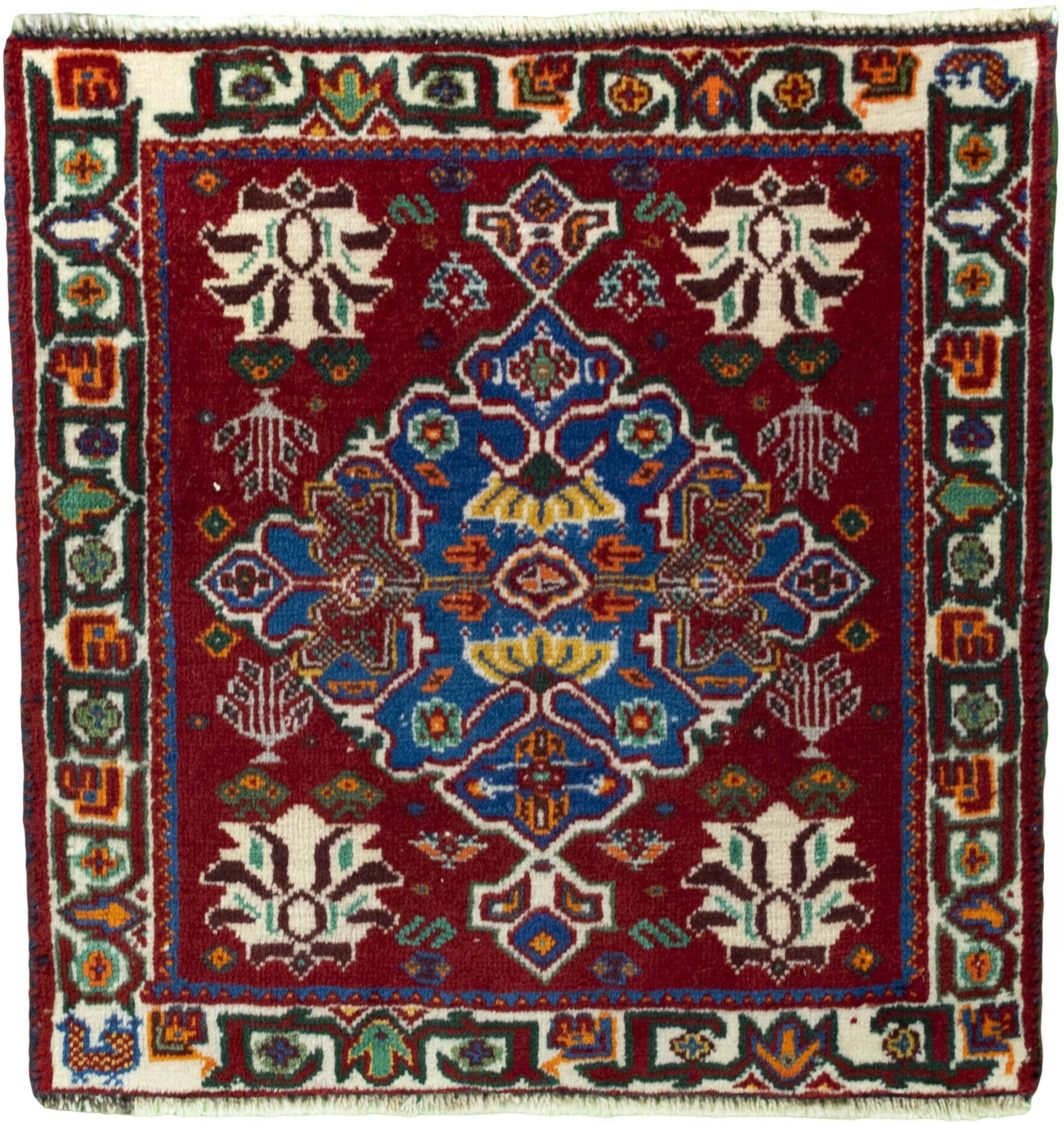 Teppich 50x50 - Shiraz 55 x 57 cm