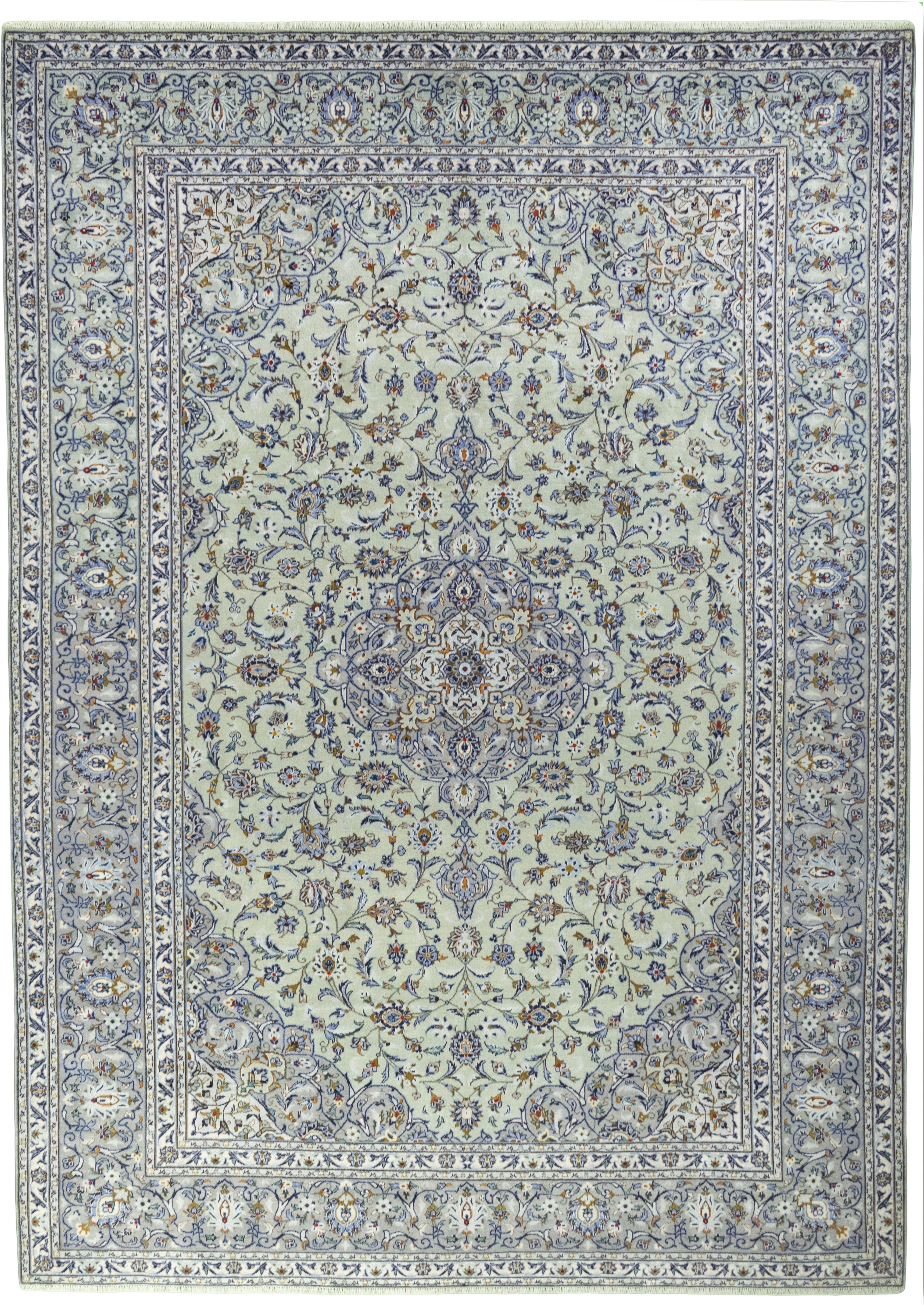 Zelené koberce - Kashan 303 x 425 cm