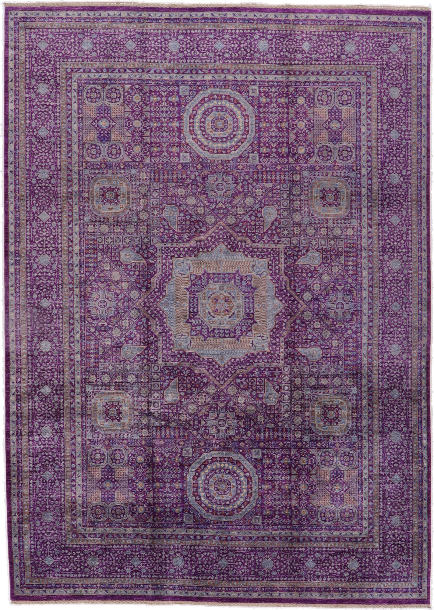 Orientteppiche Lila - Mamluk 254 x 354 cm