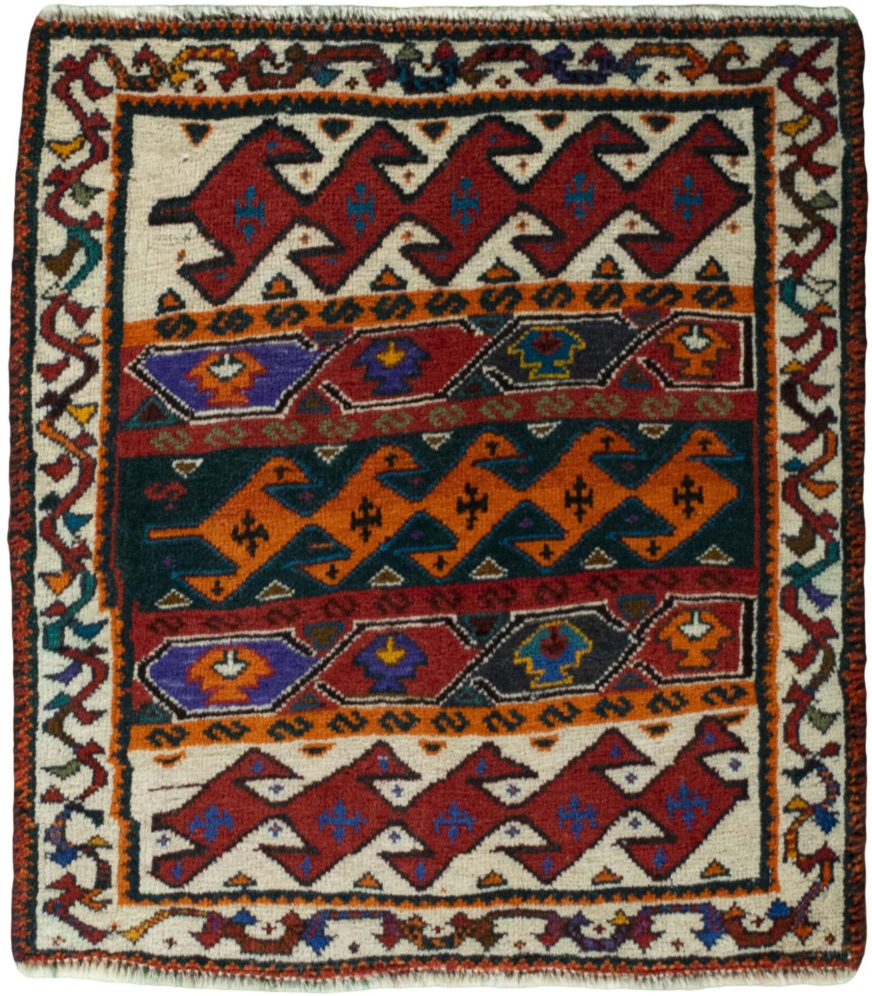 Purple Oriental Rugs - Shiraz 59 x 65 cm