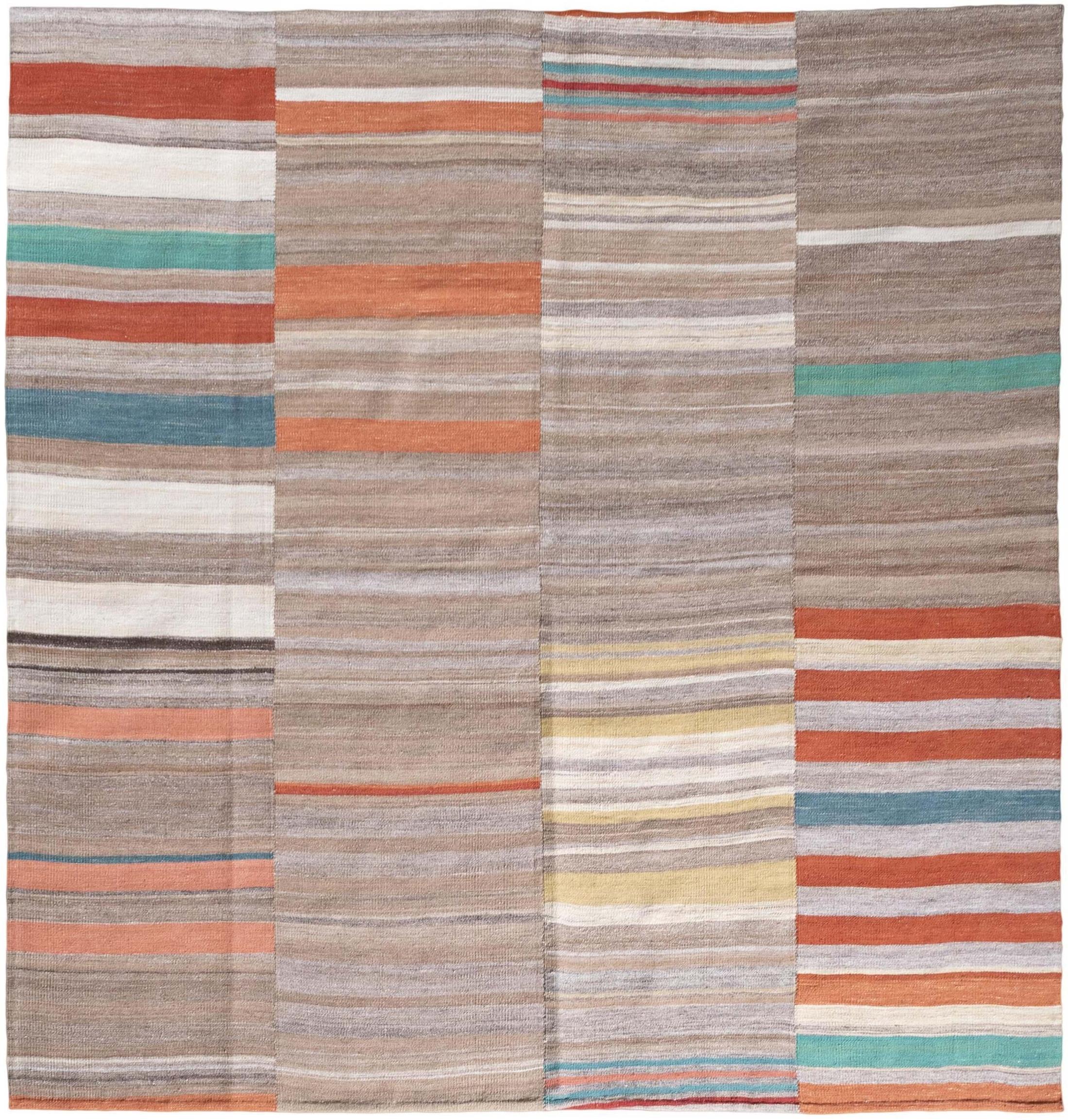 Kelim Tepper Kvadratiske - Kelim 204 x 214 cm