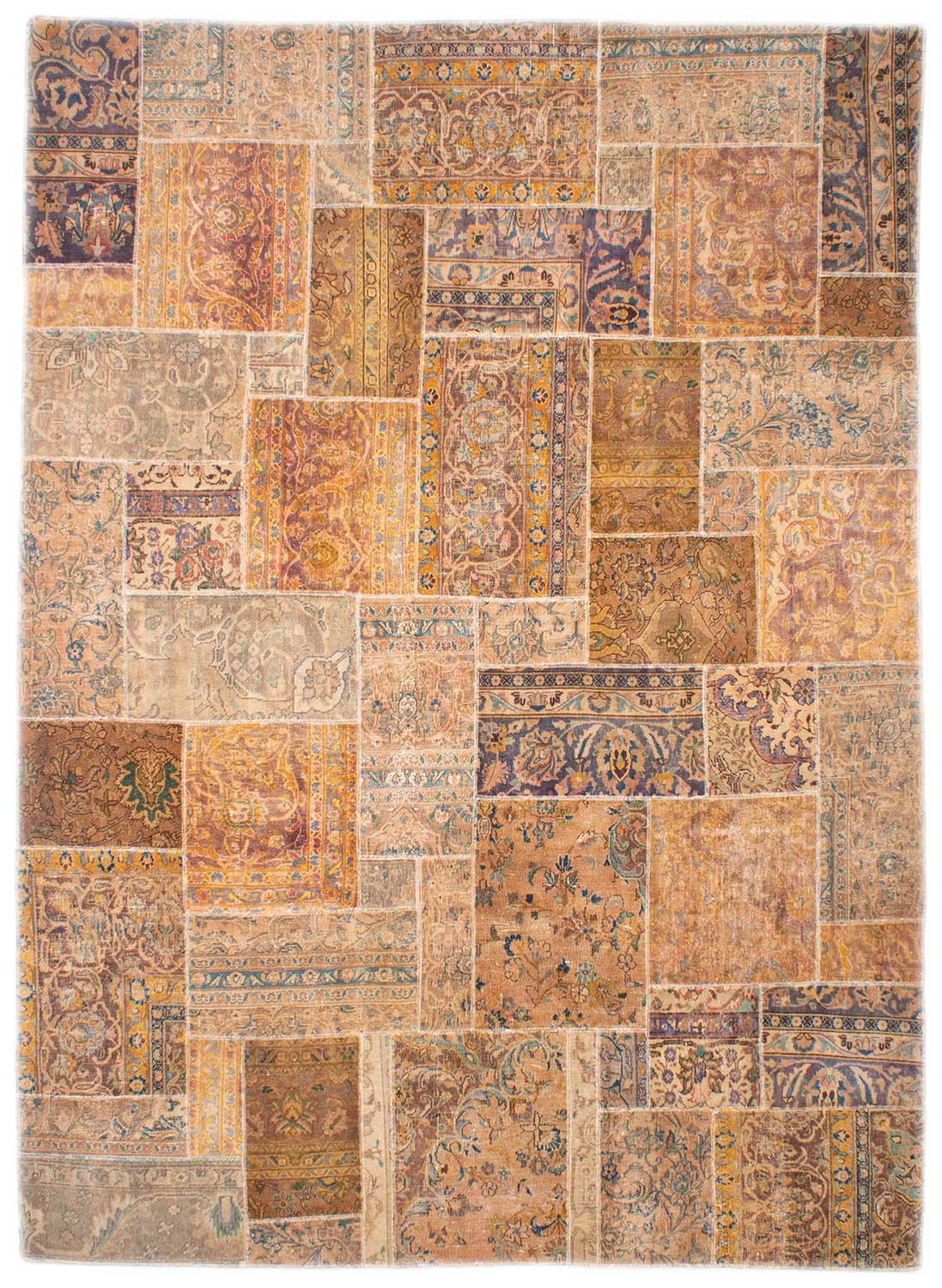 Vintage Teppiche - Patchwork 241 x 301 cm