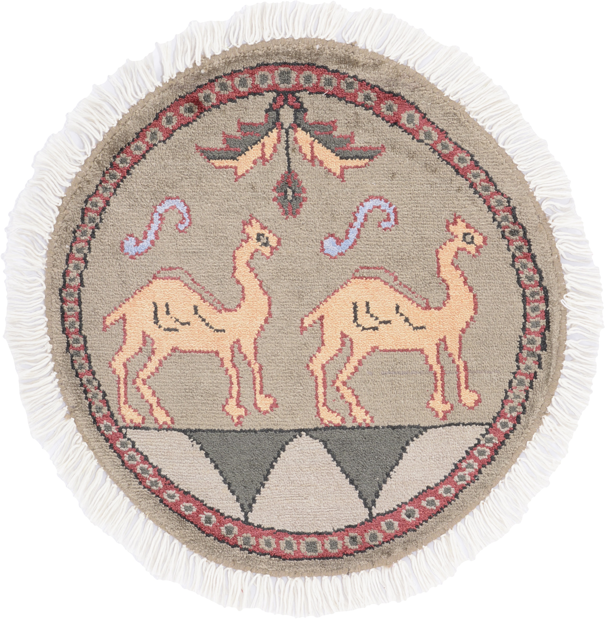 Orientalske Tepper Små Runde - Agra 45 x 45 cm
