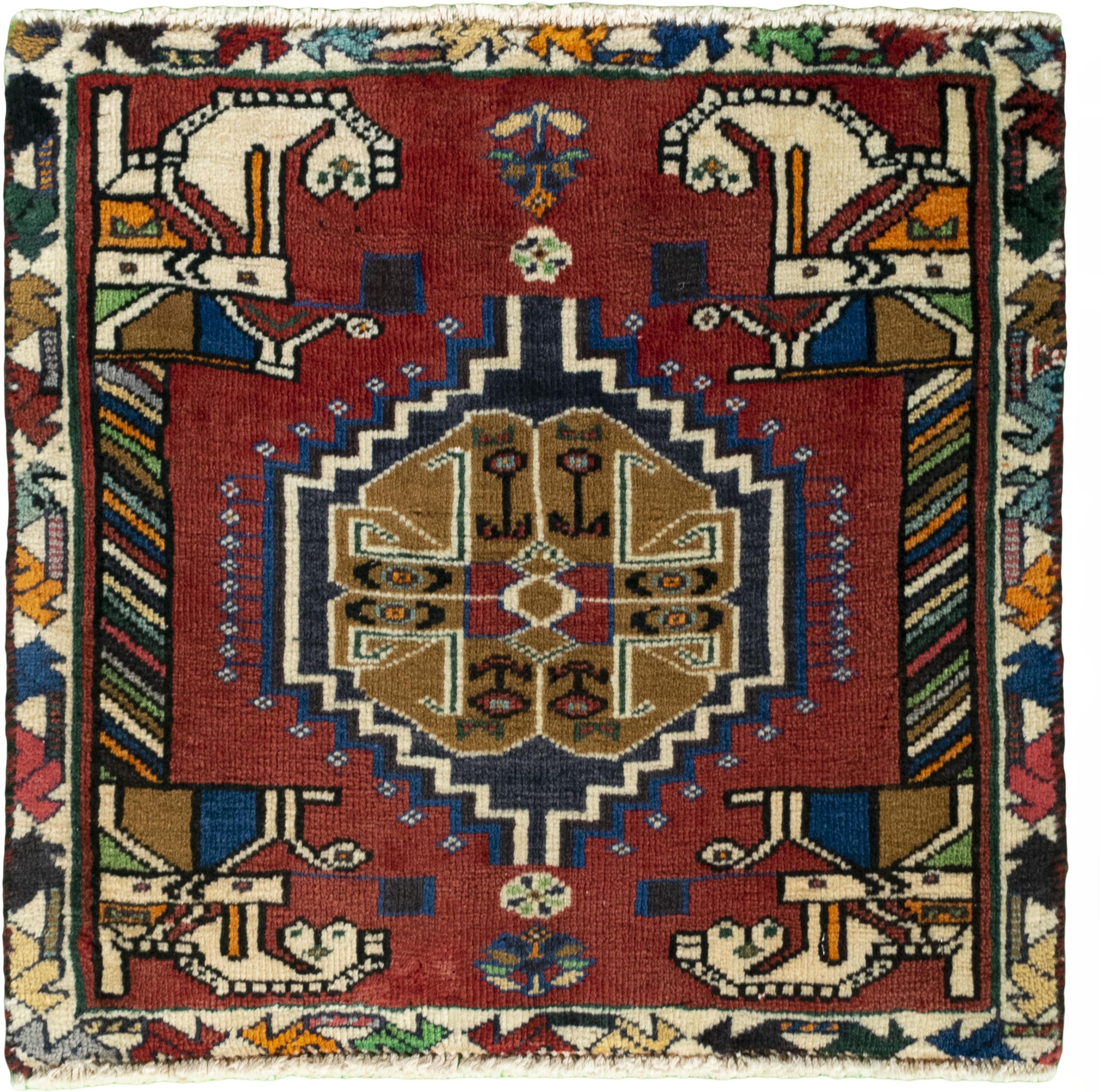 Τετράγωνα χαλιά - Shiraz 55 x 53 cm