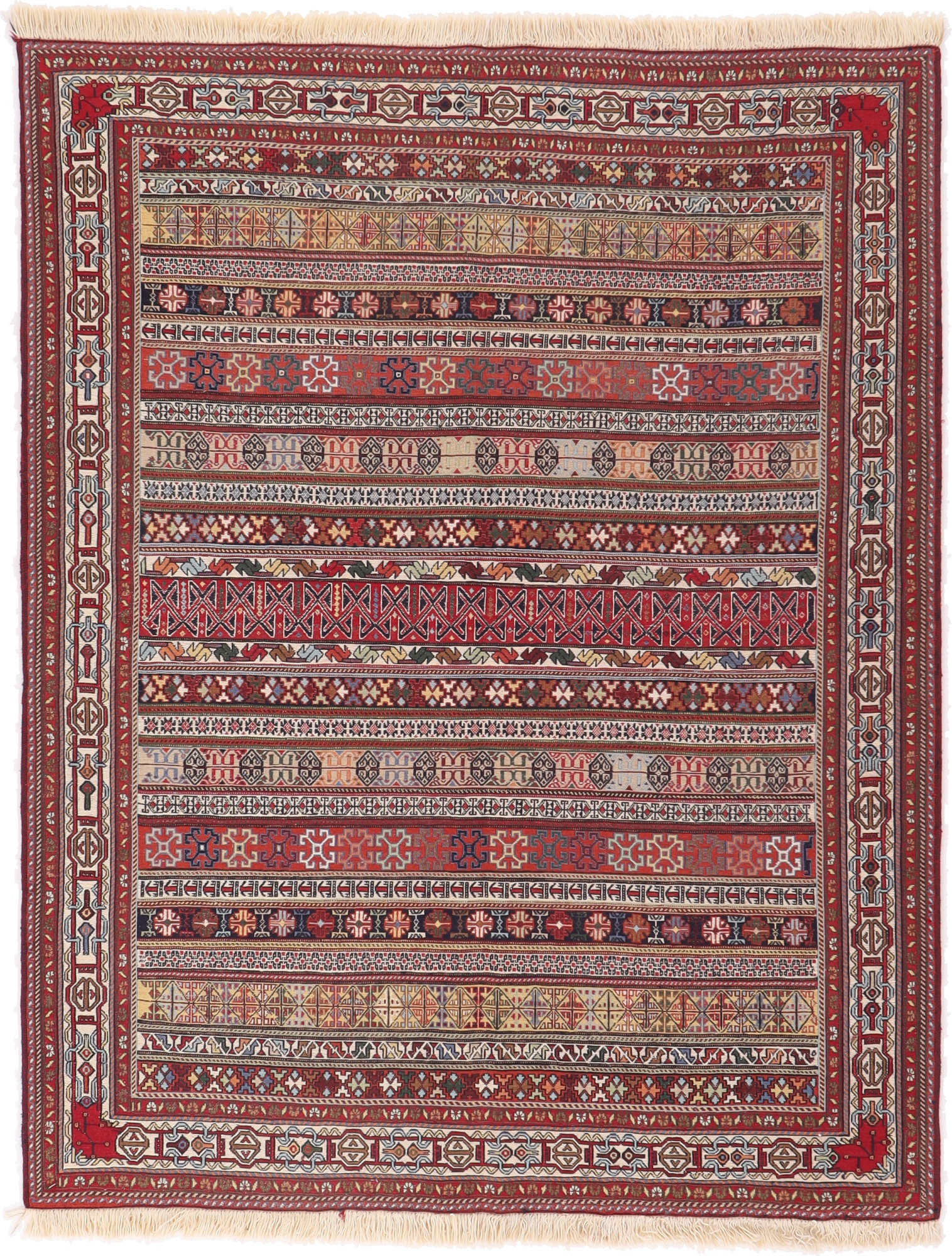 Teppich 150x180 - Kelim 147 x 189 cm