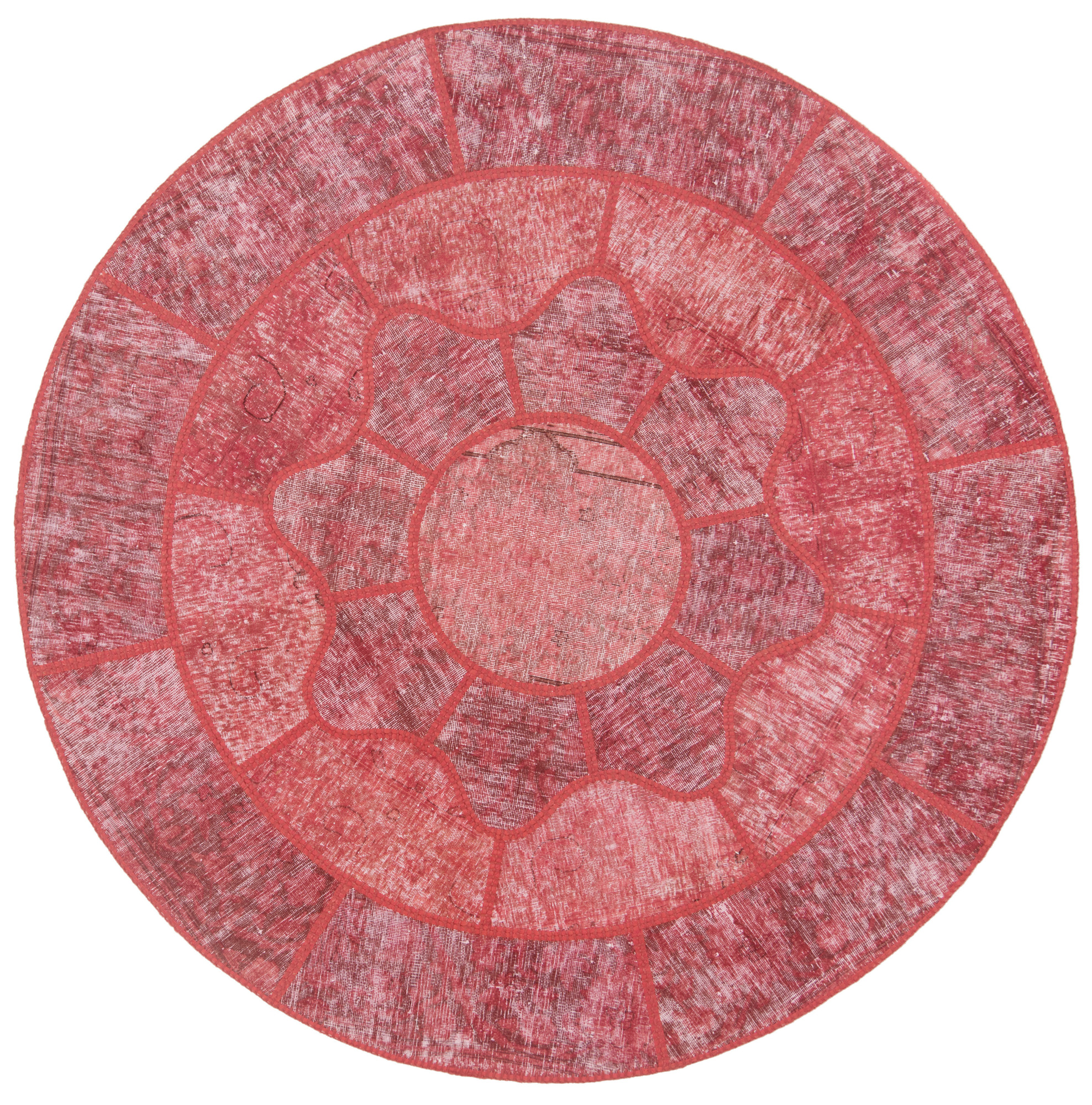 Teppich 150x160 - Patchwork original 155 x 155 cm