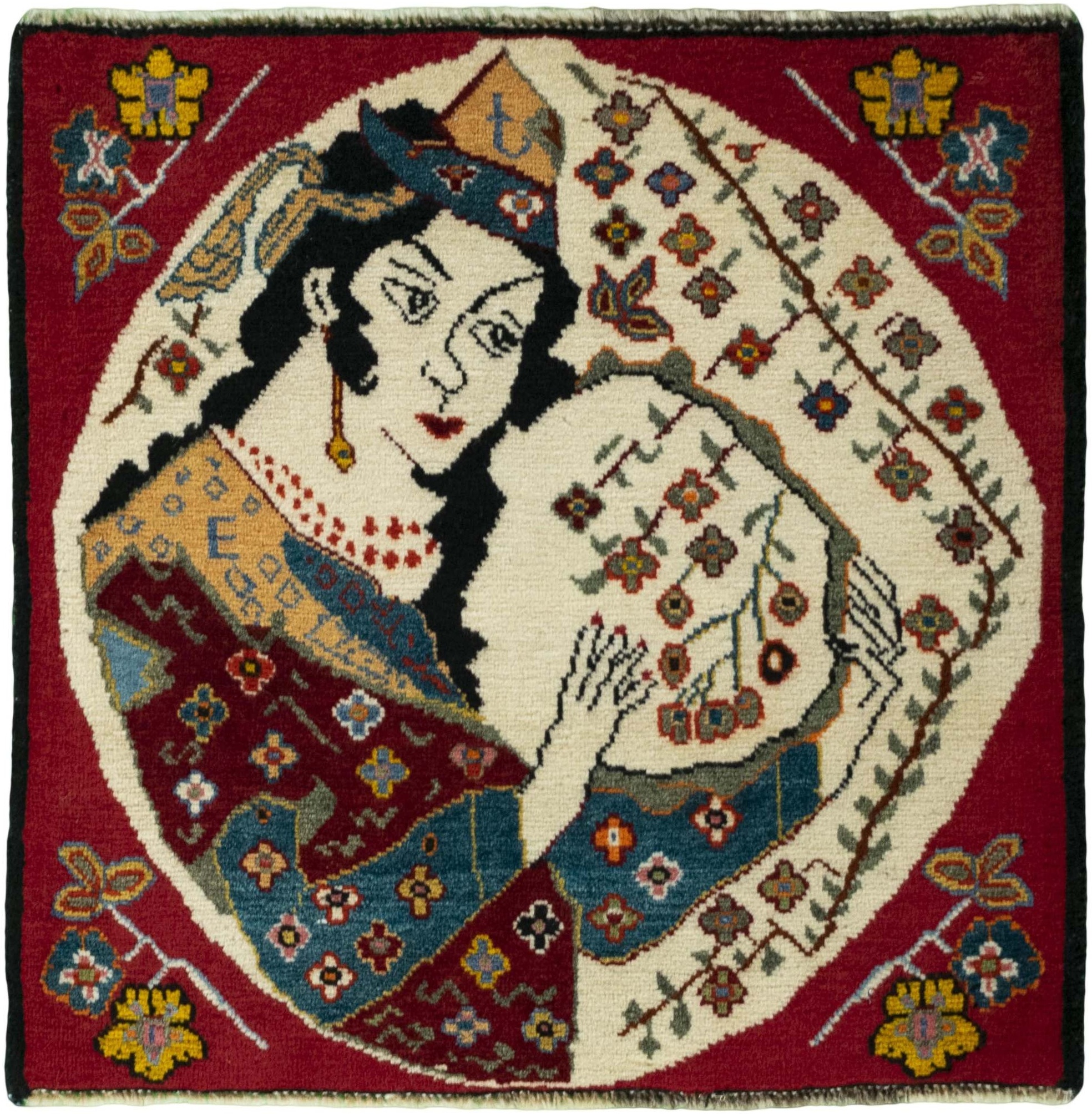 Nomádské Koberce - Shiraz 63 x 62 cm