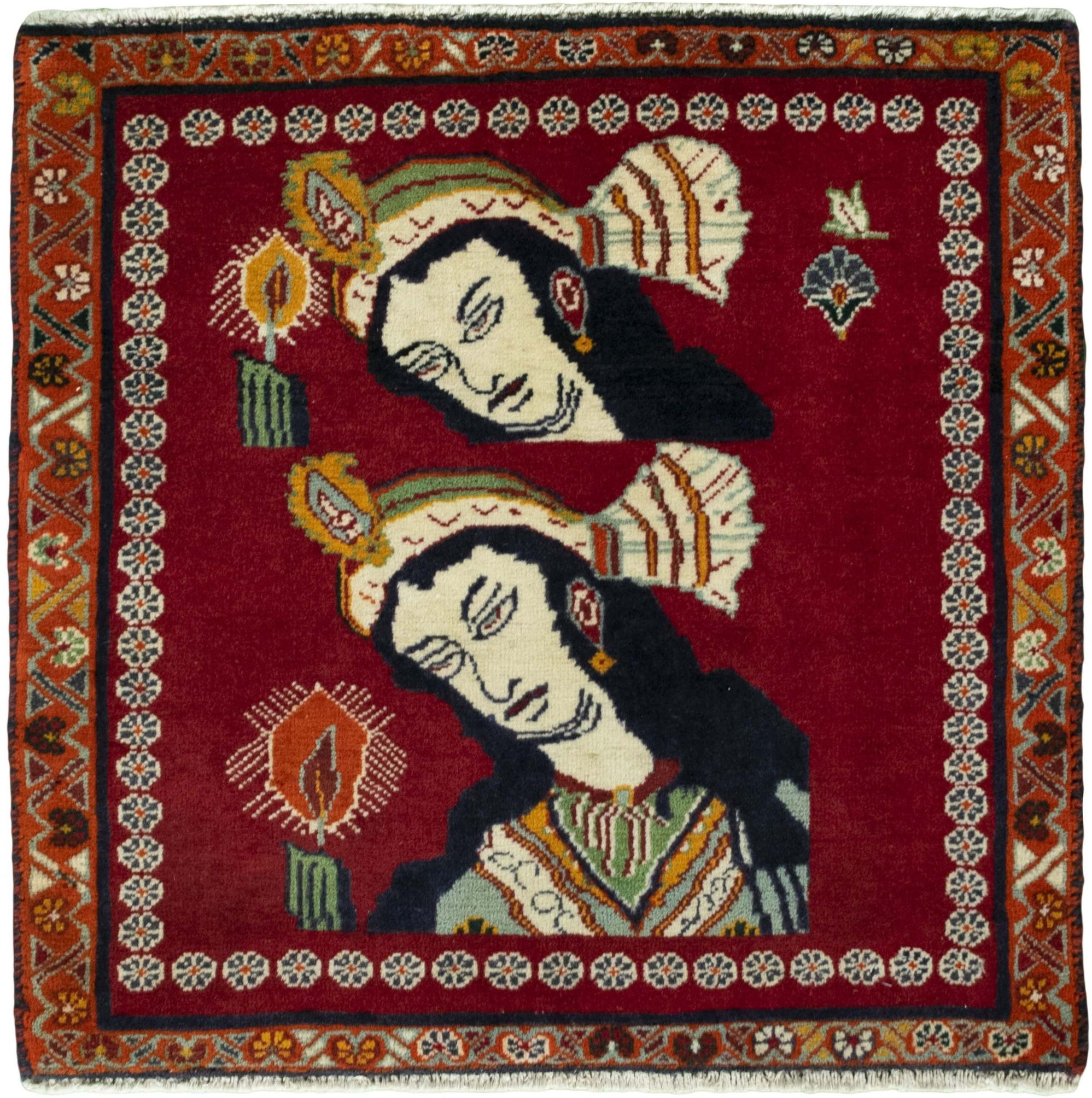 Τετράγωνα χαλιά - Shiraz 68 x 66 cm