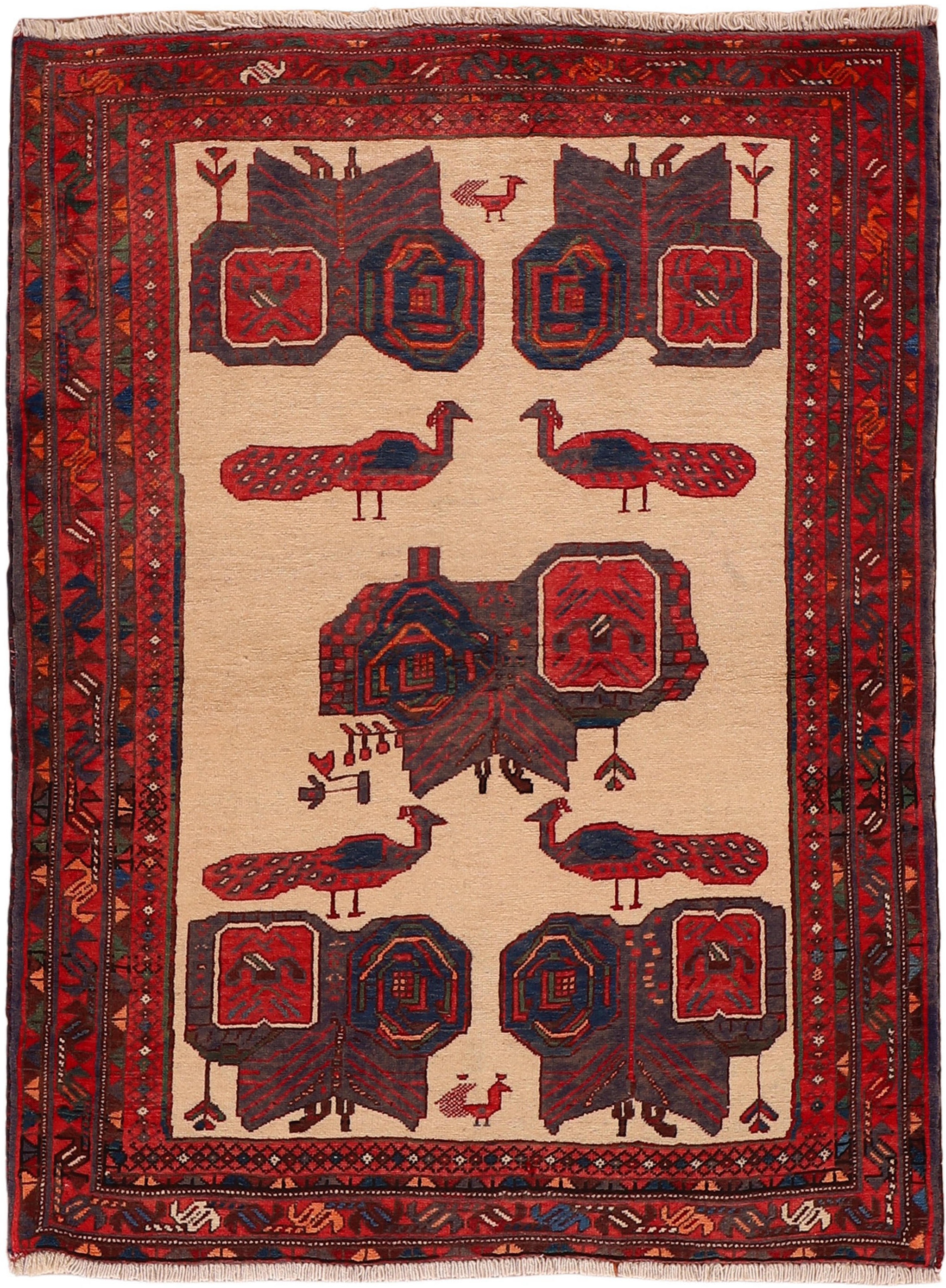 Turkmenske Tæpper - Turkmen 106 x 145 cm