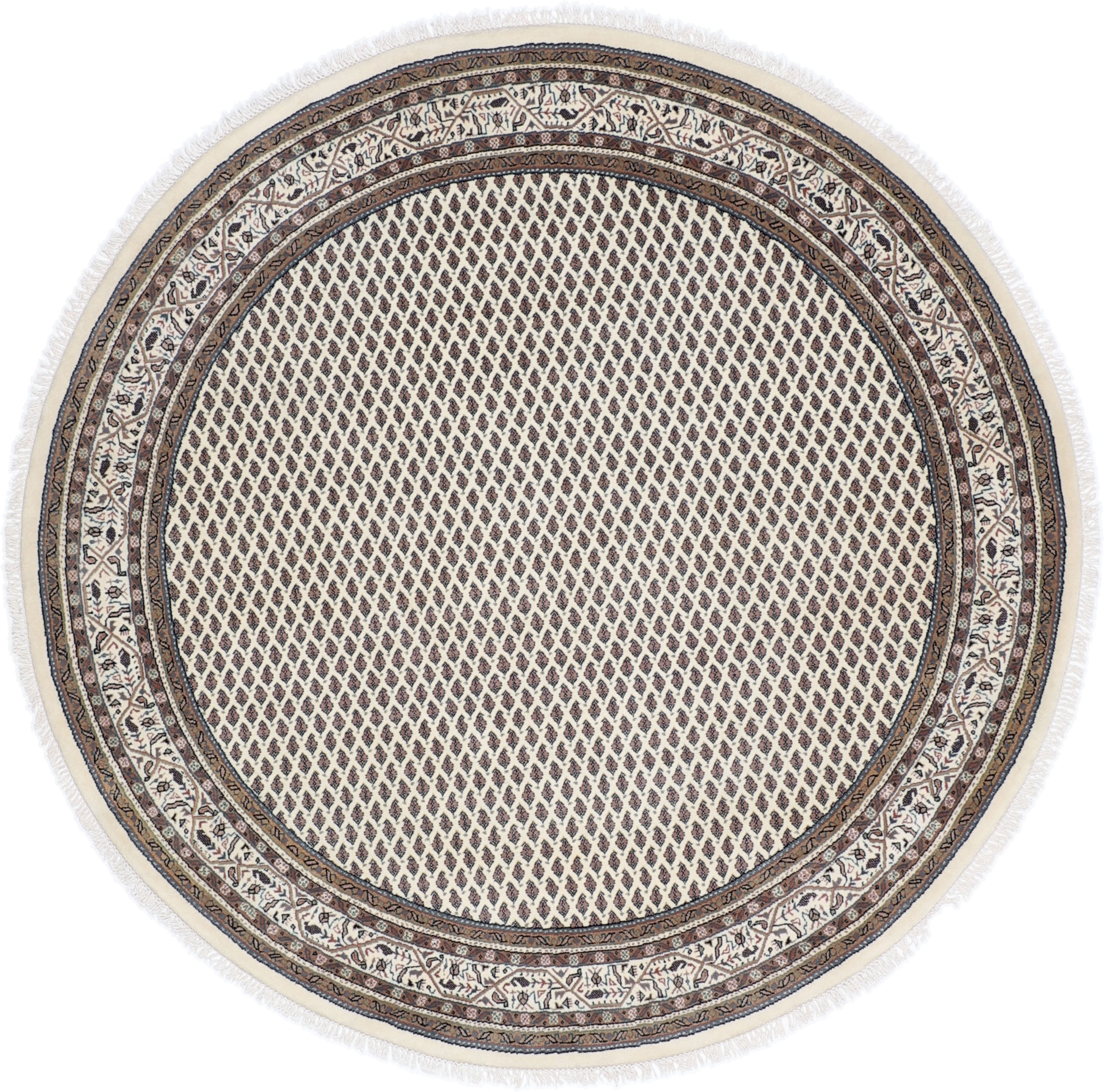 Orientalske Tepper Runde 200 Cm - Bidjar 203 x 200 cm