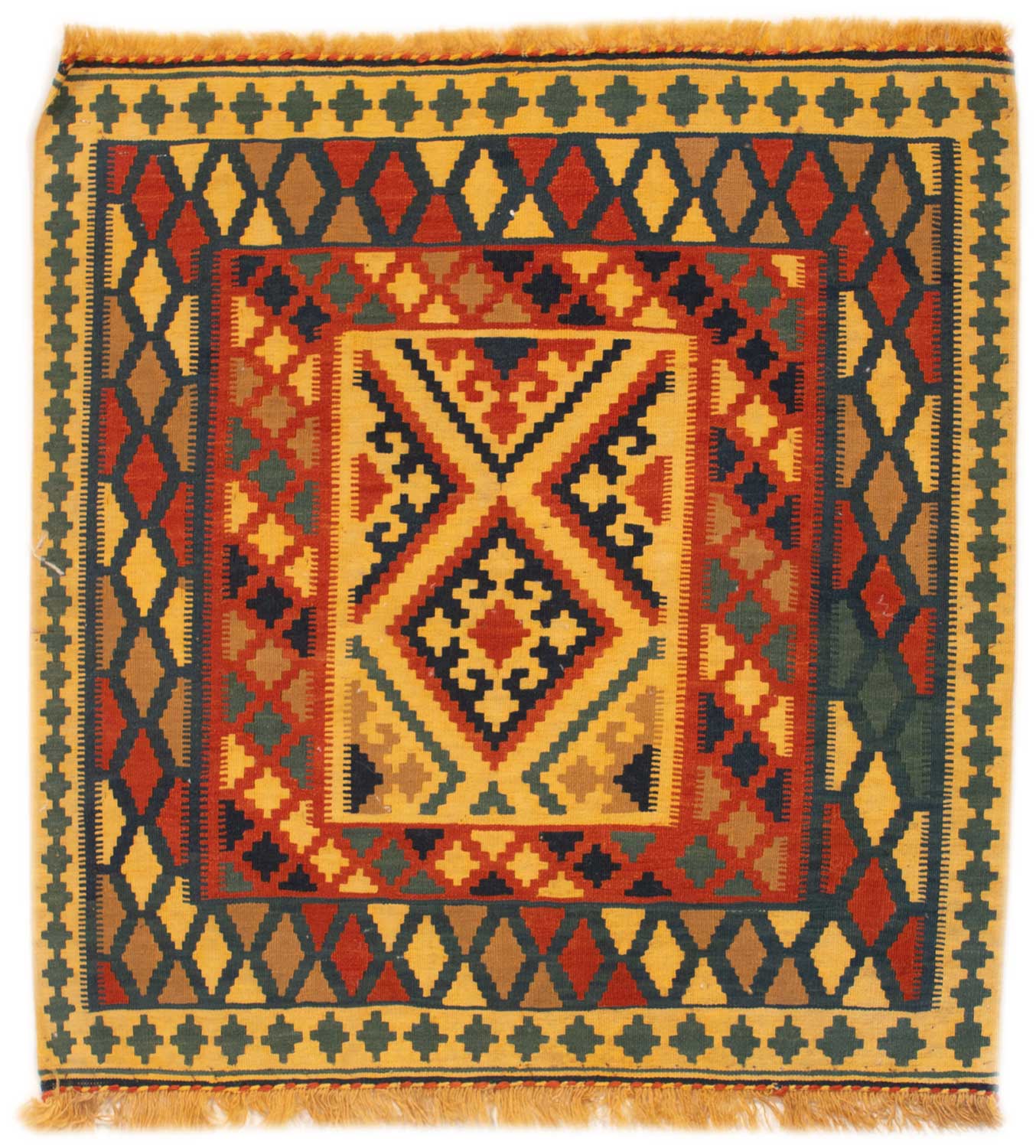 Kelim Teppiche Quadratisch - Kelim 98 x 104 cm