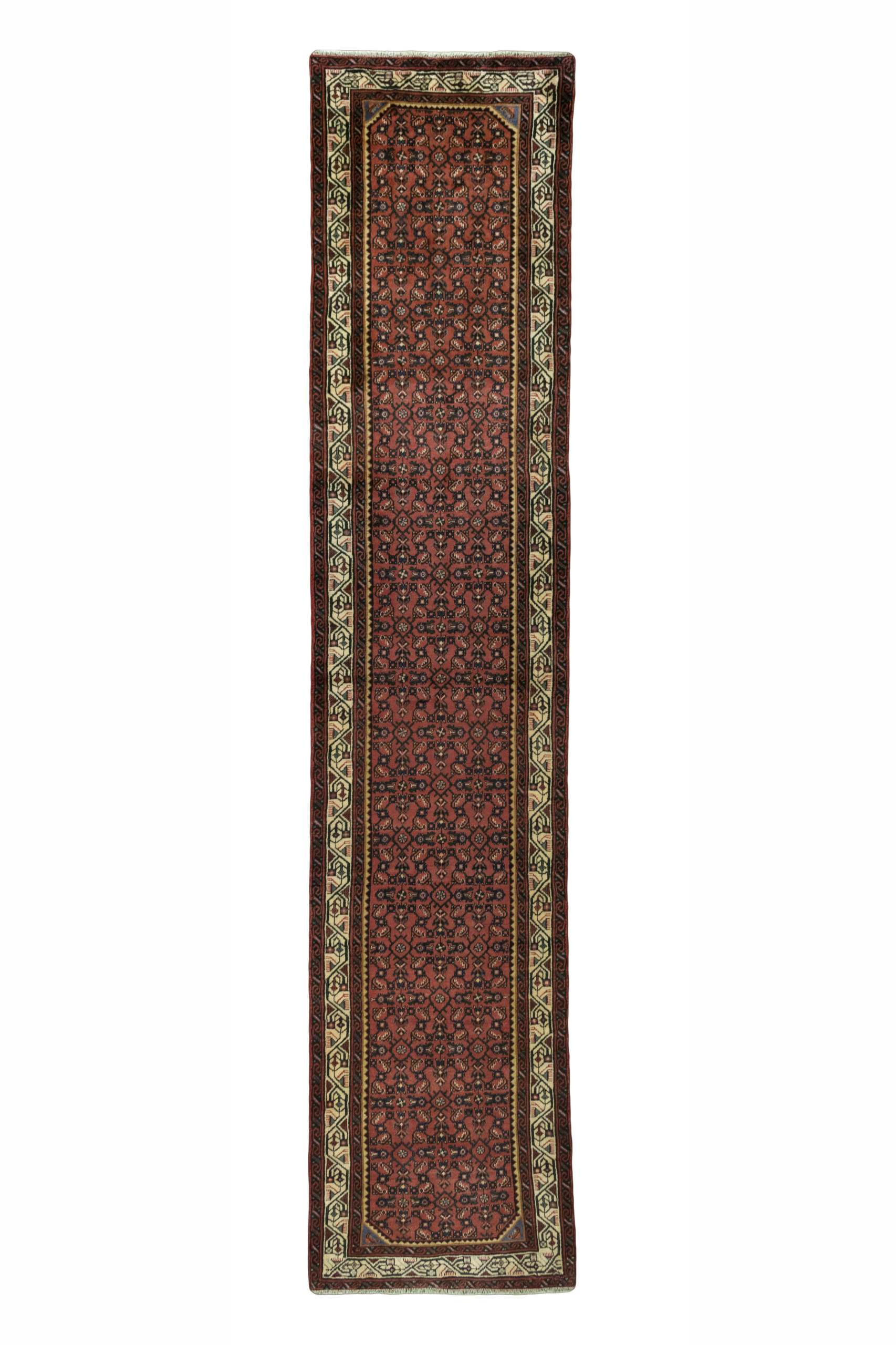 Běhoun Koberec Zelený - Hamedan 87 x 408 cm