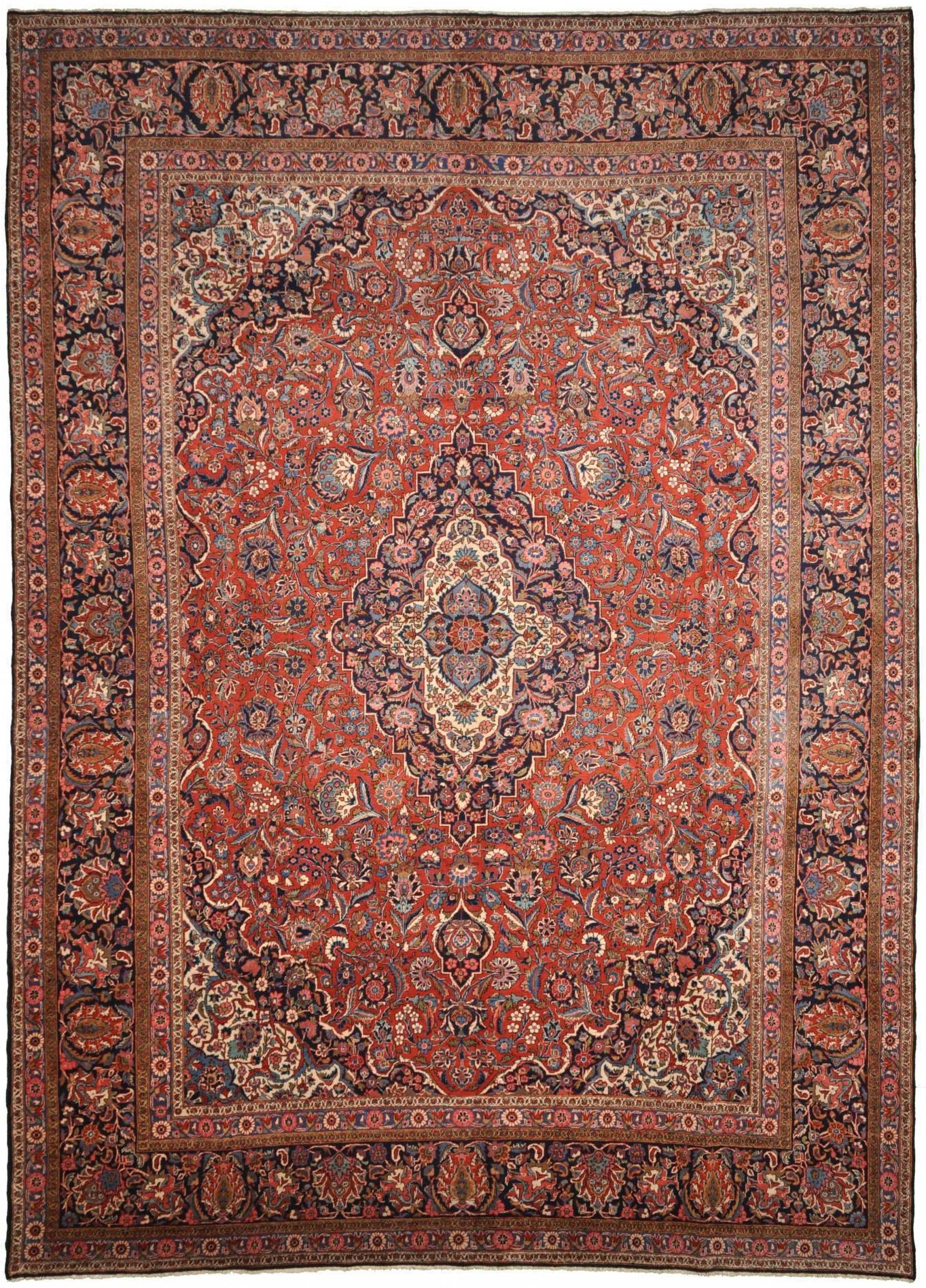 Starožitné Koberce - Kashan 335 x 464 cm