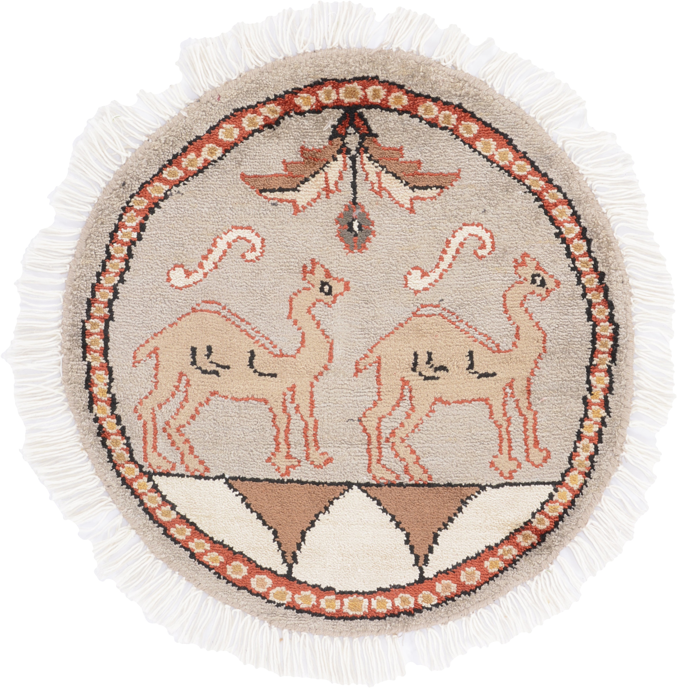 Orientalske Tepper Små Runde - Agra 45 x 45 cm
