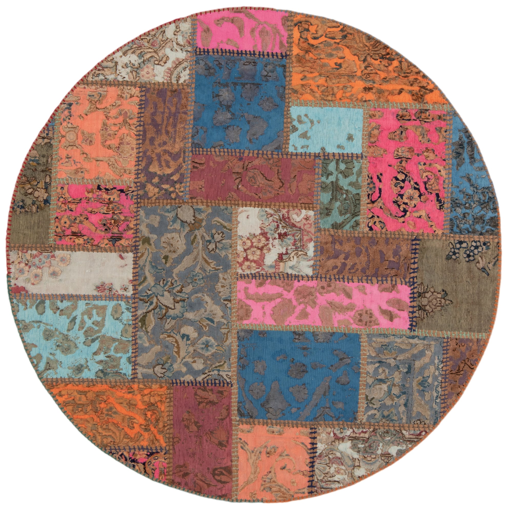 150x160 Rug - Patchwork 153 x 153 cm